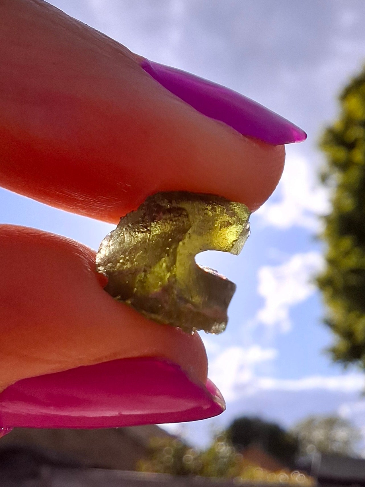 Moldavite Piece, 1.20g, Tektite (Ref: 1440)