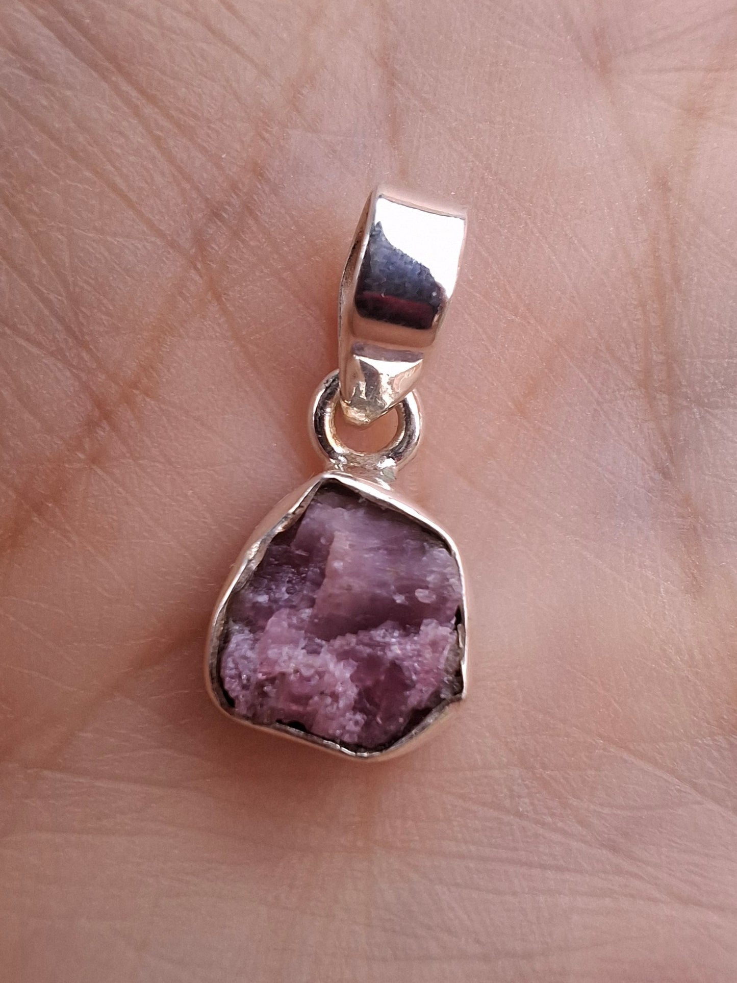 Punk Tourmaline Pendant, 925 Silver, Crystal (Ref: PT9)