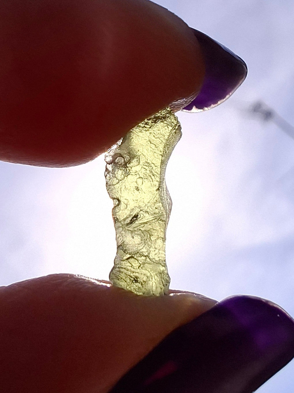 Moldavite Piece, 0.40g, Tektite (Ref: 1487)