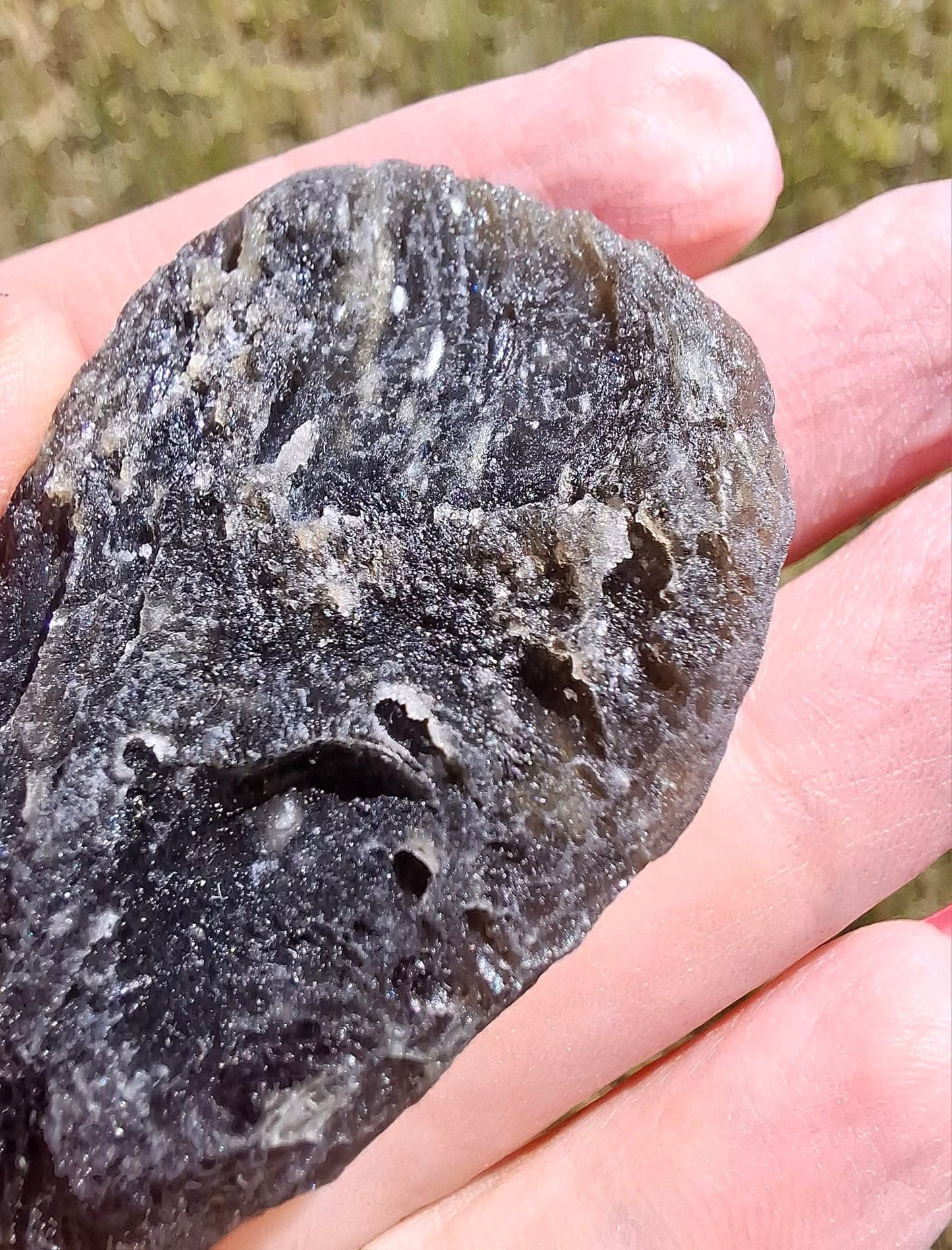 Moldavite Piece, NESMEN HURKA,  26.87g, Tektite (Ref: 1170)
