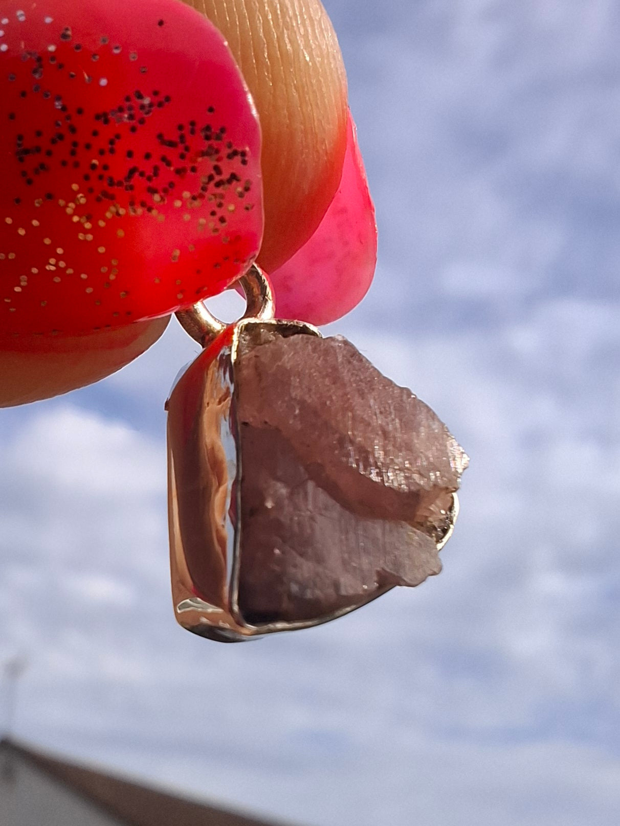 Pink Tourmaline Pendant, 925 Silver, Crystal (Ref: PT74)