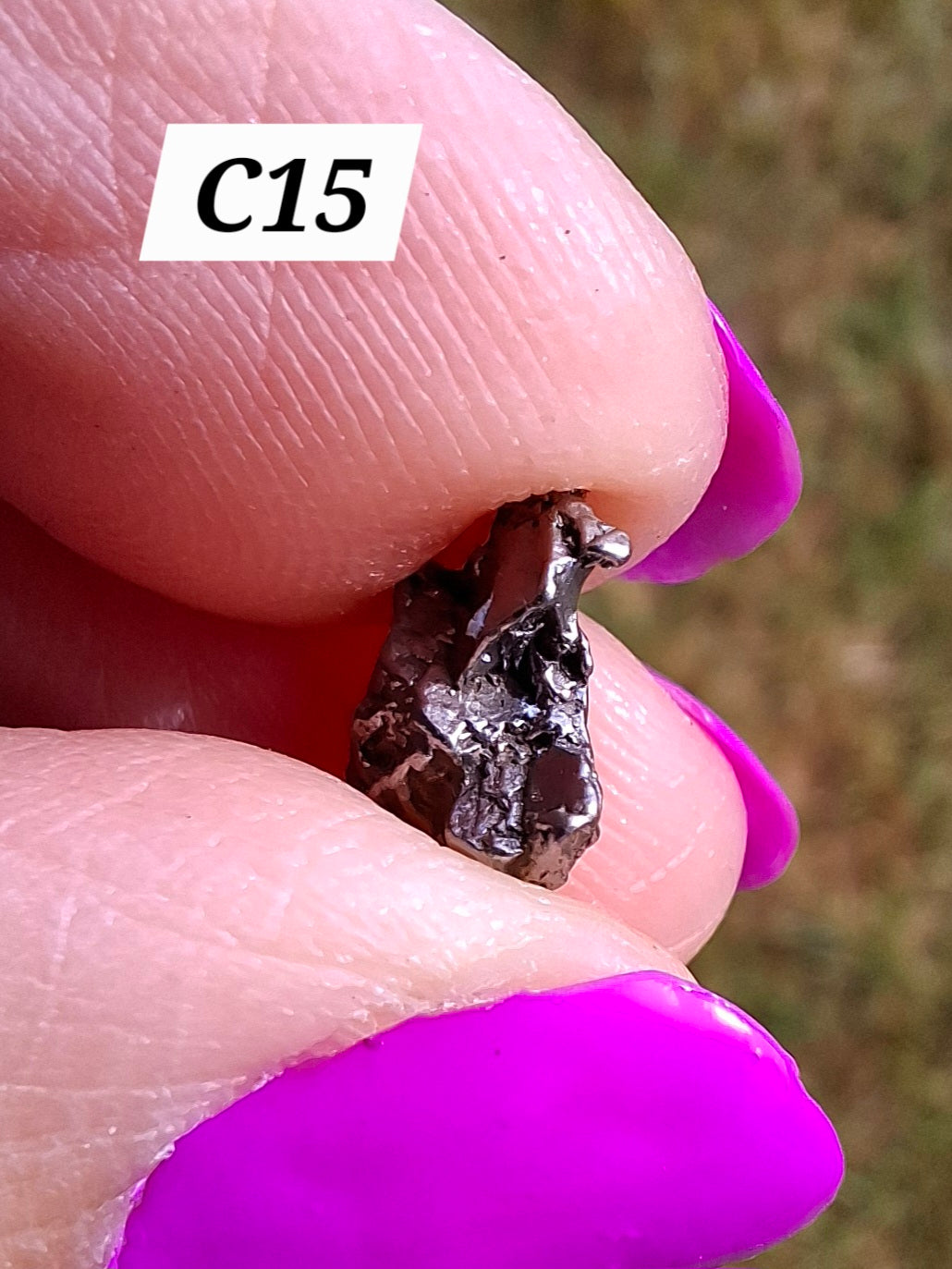 Campo del Cielo, 1.11g, Nickel Iron Meteorite (Ref: C15)