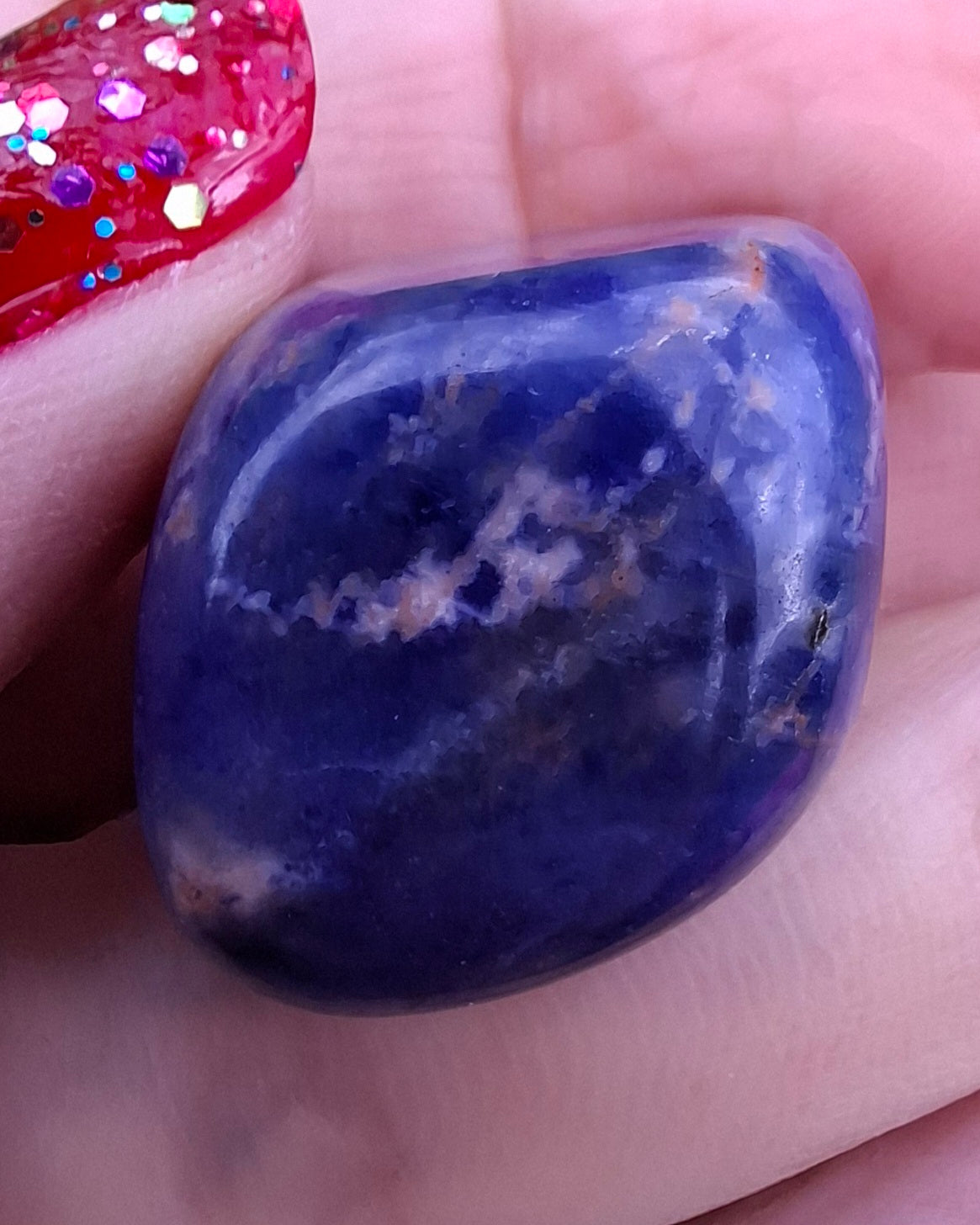 Sodalite, Tumble Stone, Crystal (Ref: T152)