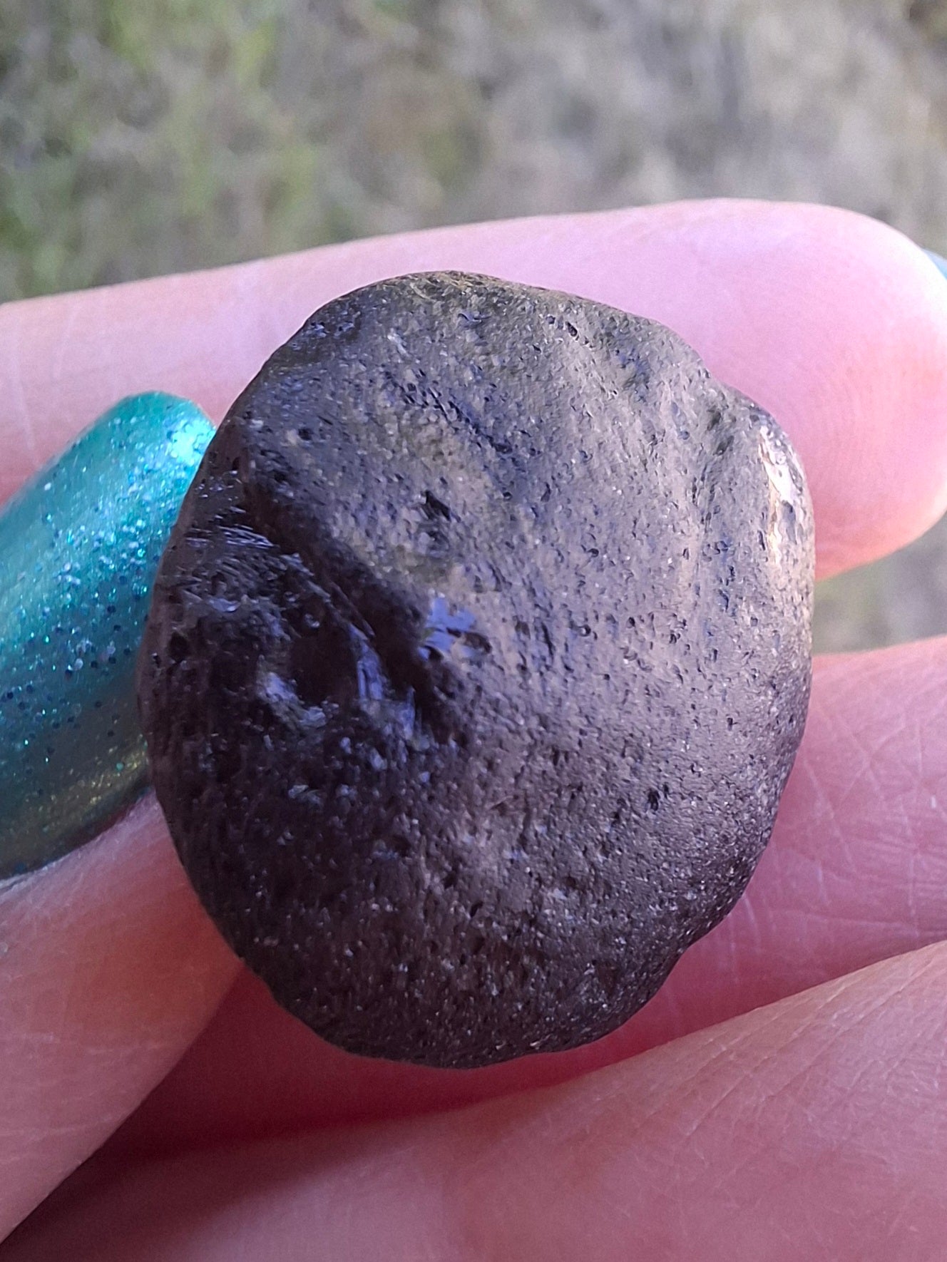 Philippinite (Rizalite), 9.24g, Tektite