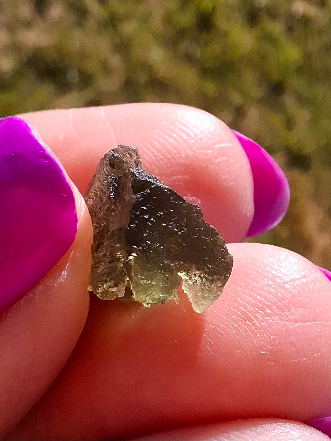 Moldavite Piece, 1.00g, Tektite (Ref: 1442)