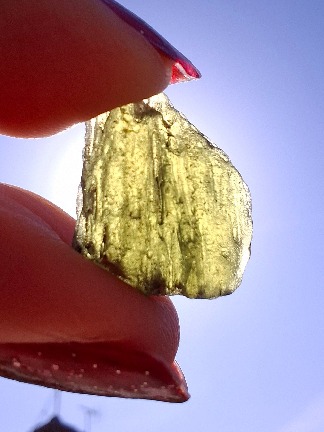 Moldavite Piece, 2.06g, Tektite (Ref: 1467)