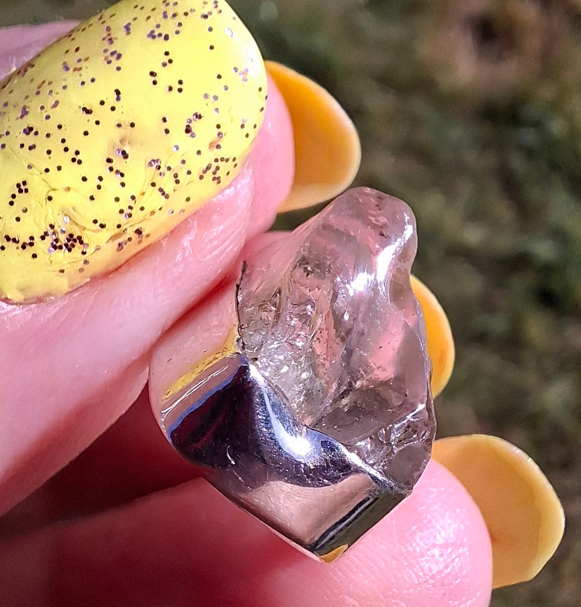 Libyan Desert Glass Pendant, 925 Silver, Tektite (LP103)