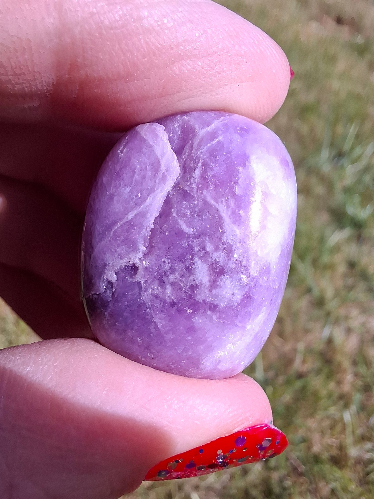 Lepidolite, Tumble Stone, Crystal (Ref: T115)