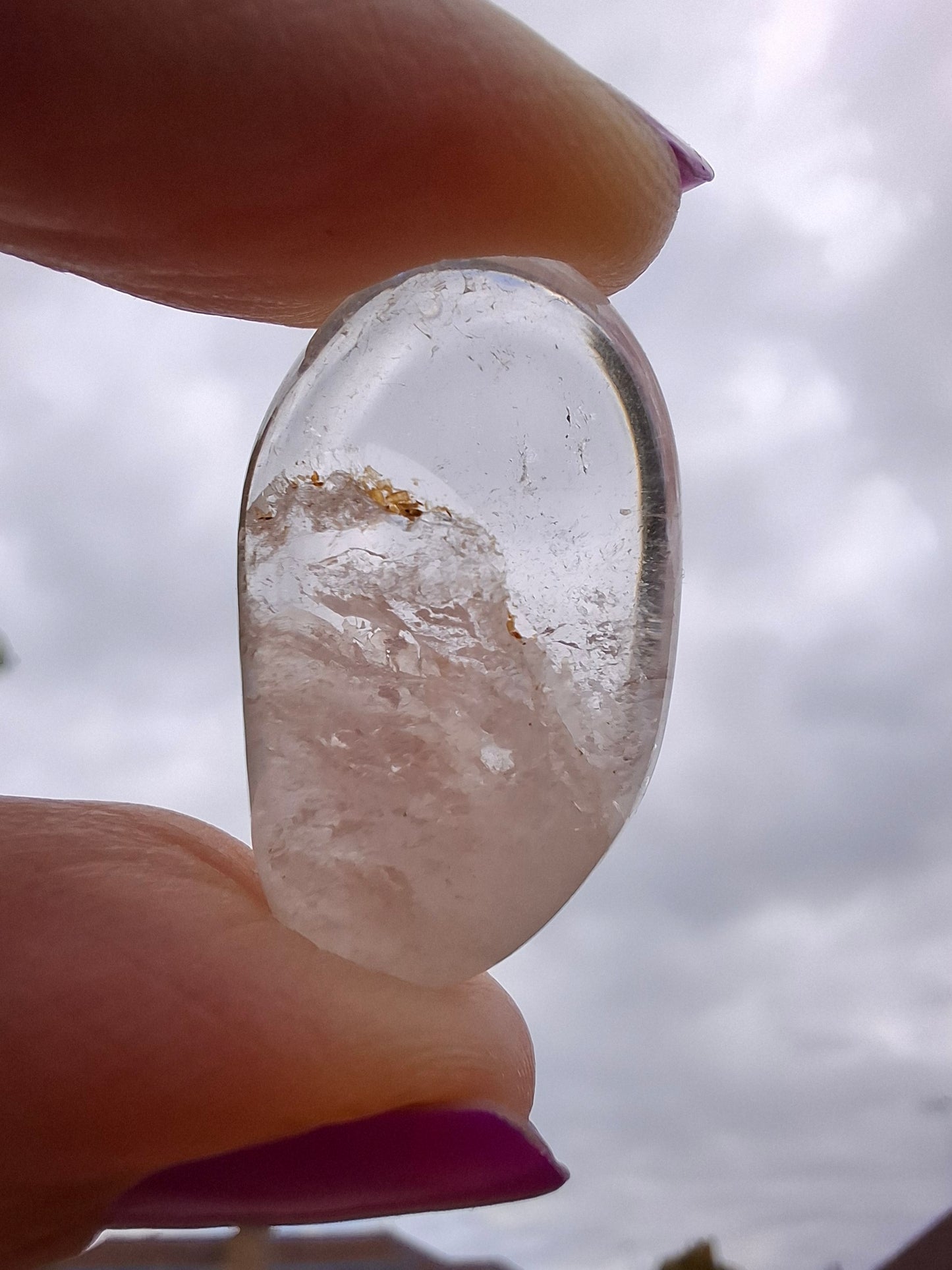 Clear Quartz, Tumble Stone, Crystal (Ref: T28)