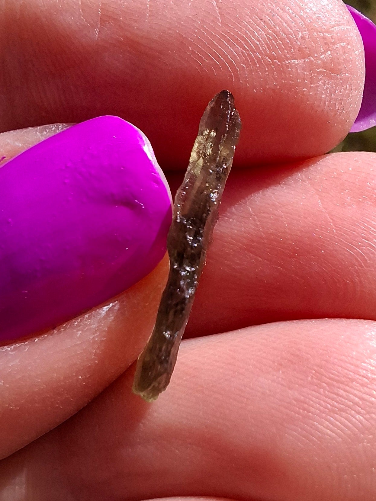 Moldavite small Piece, 0.27g, Tektite (Ref: 1433)