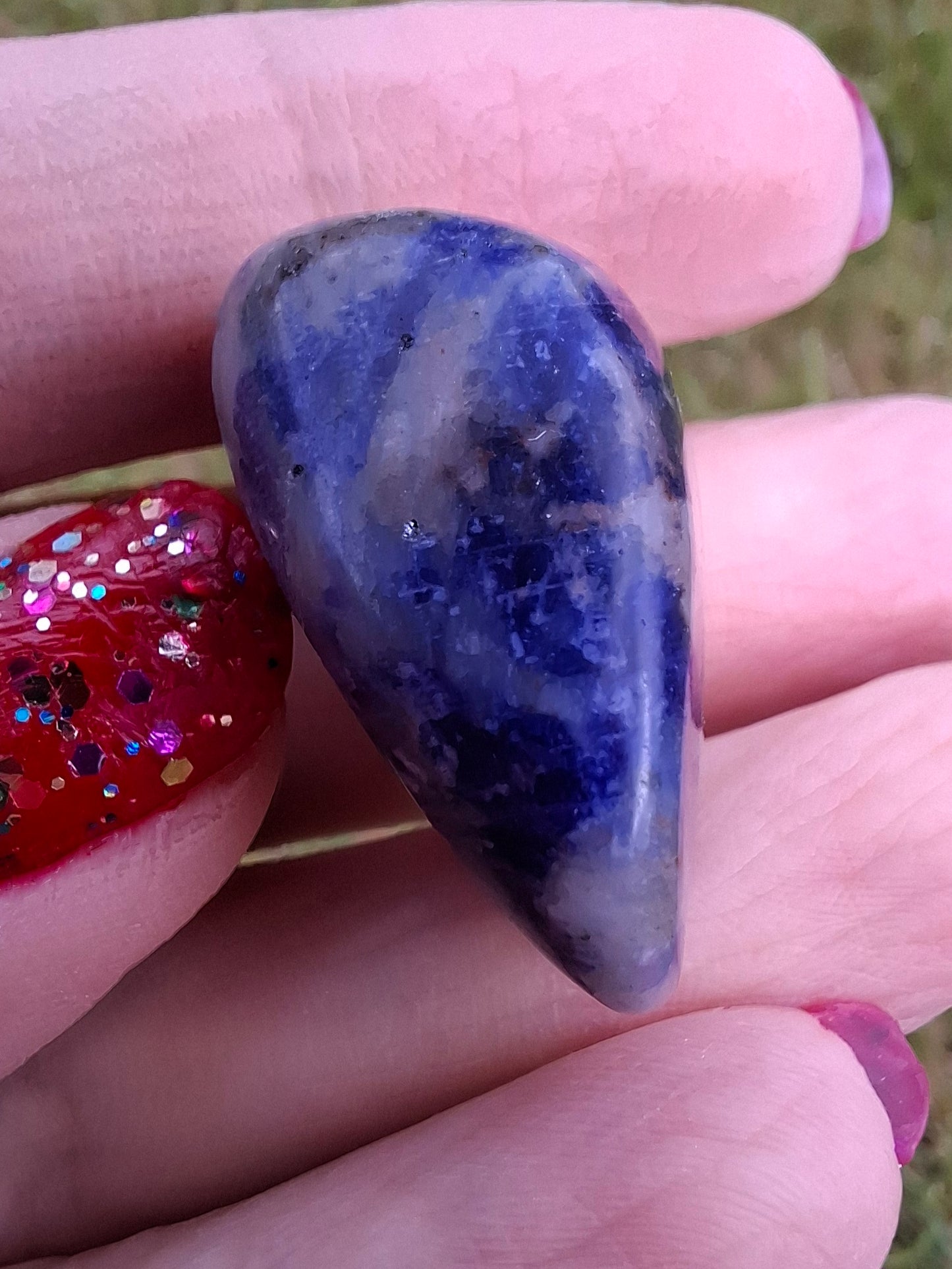 Sodalite, Tumble Stone, Crystal (Ref: T156)