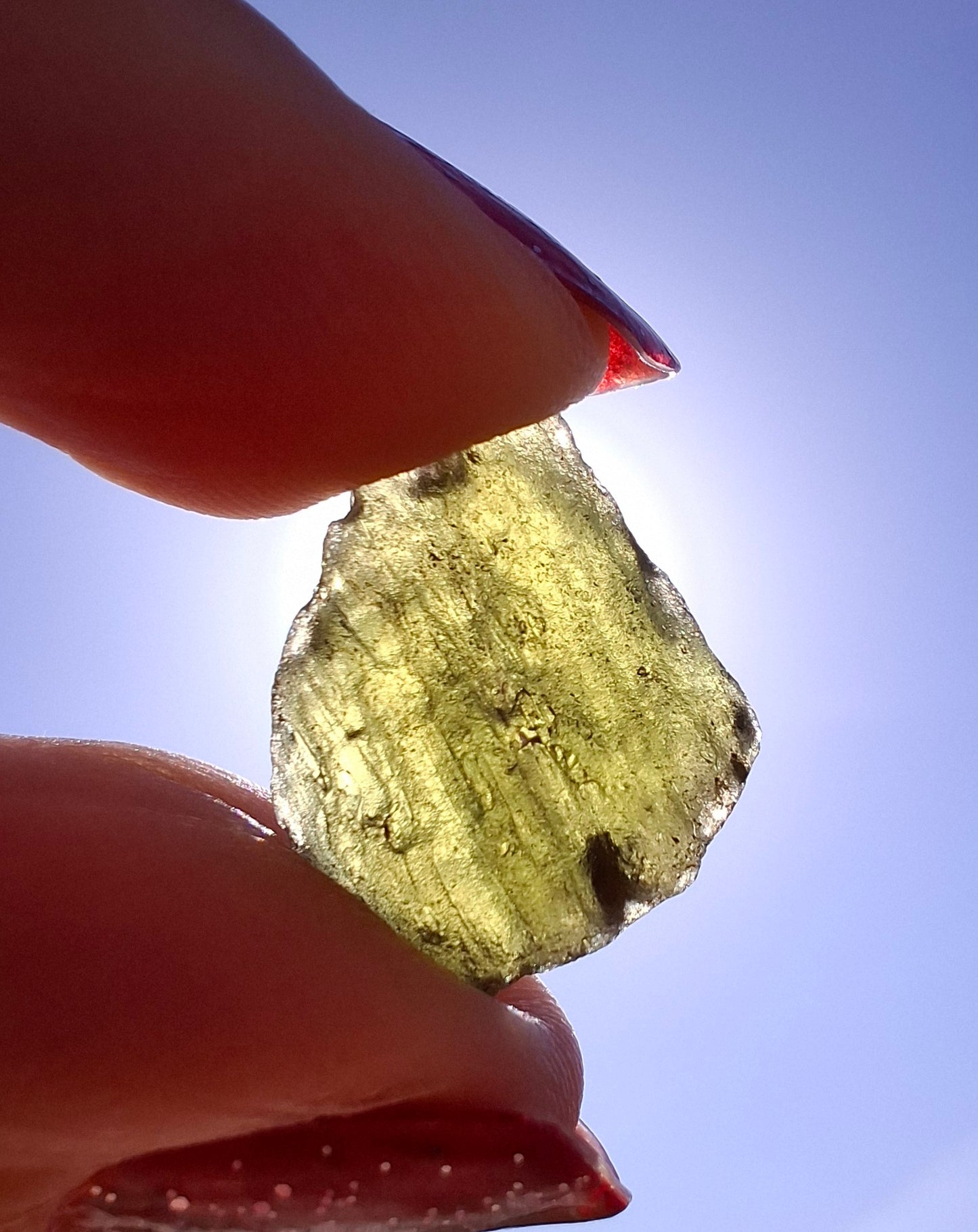 Moldavite Piece, 2.06g, Tektite (Ref: 1467)