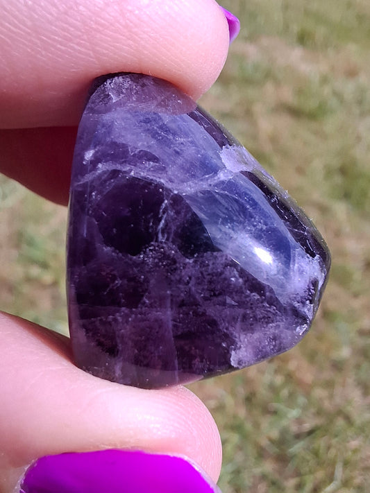 Fluorite, Tumble Stone, Crystal (Ref: T54)