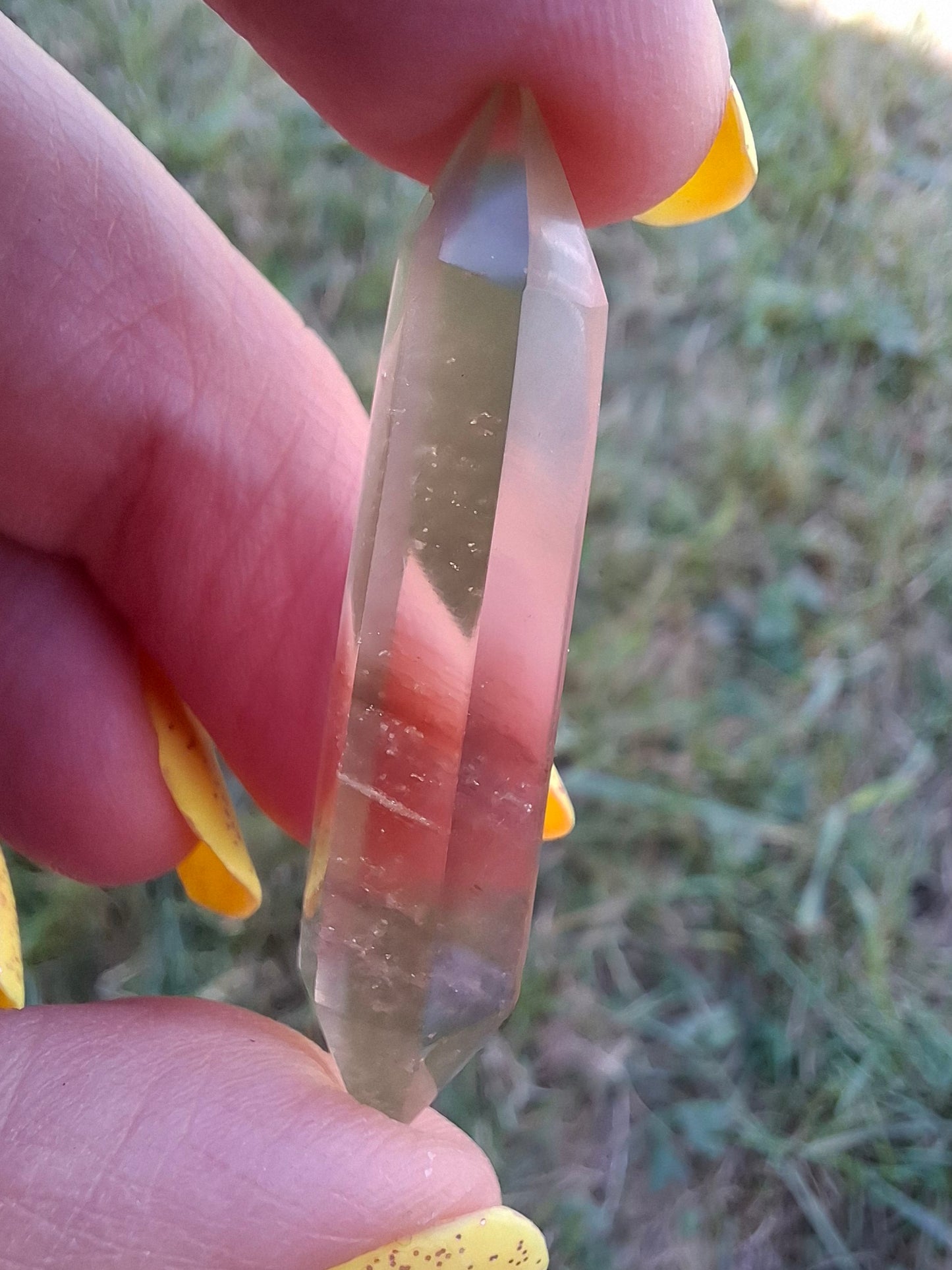 Libyan Desert Glass DT Carving, 4.71g, Tektite (Ref: LDT9)