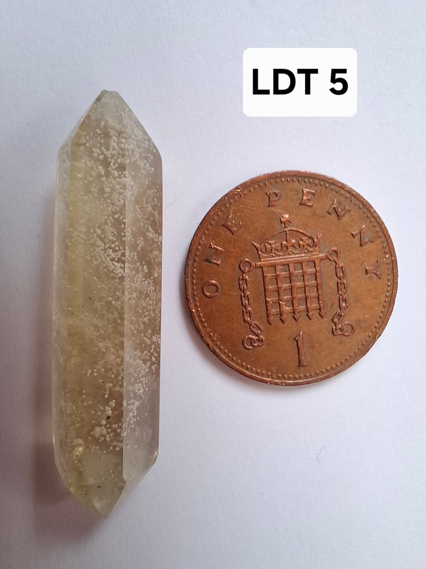 Libyan Desert Glass DT Carving, 3.94g, Tektite (Ref: LDT5)