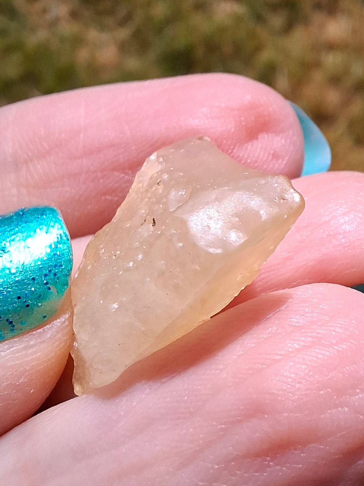 Libyan Desert Glass Piece, 2.09g, Tektite