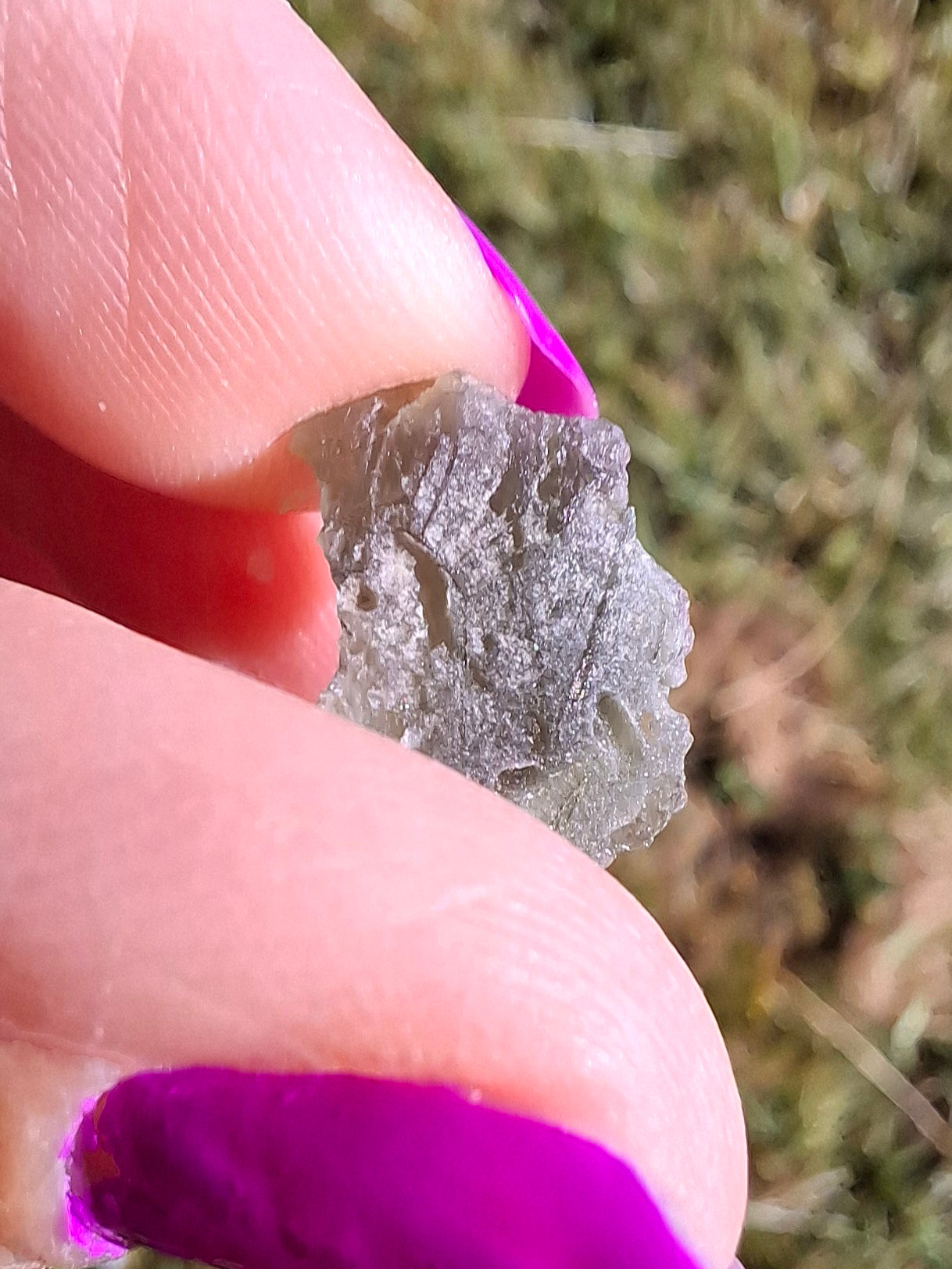 Moldavite Piece, 0.78g, Tektite (Ref: 1451)