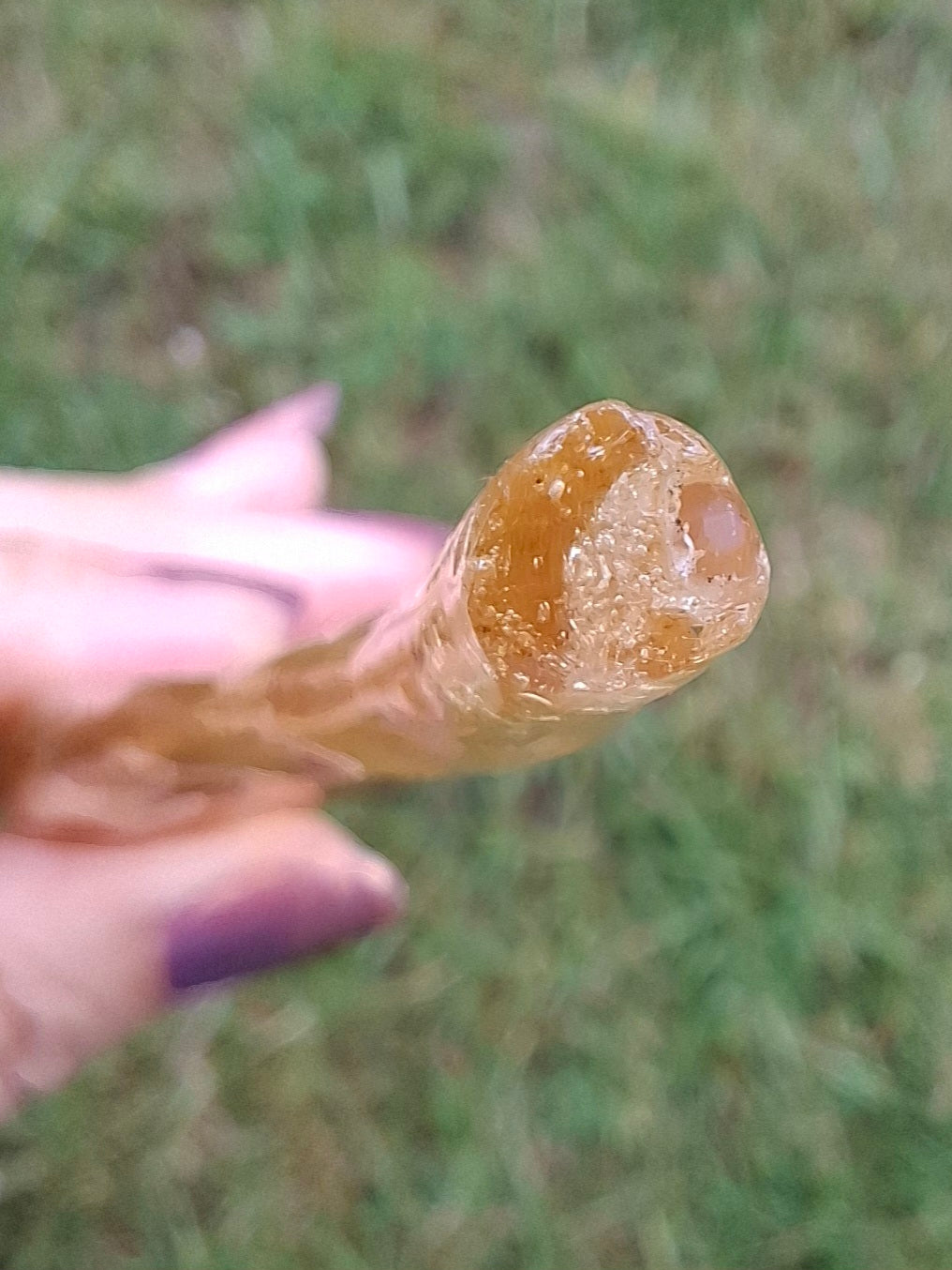Copal Young Amber with INSECTS inside, 28.43g, Fossil (Ref: CA10)