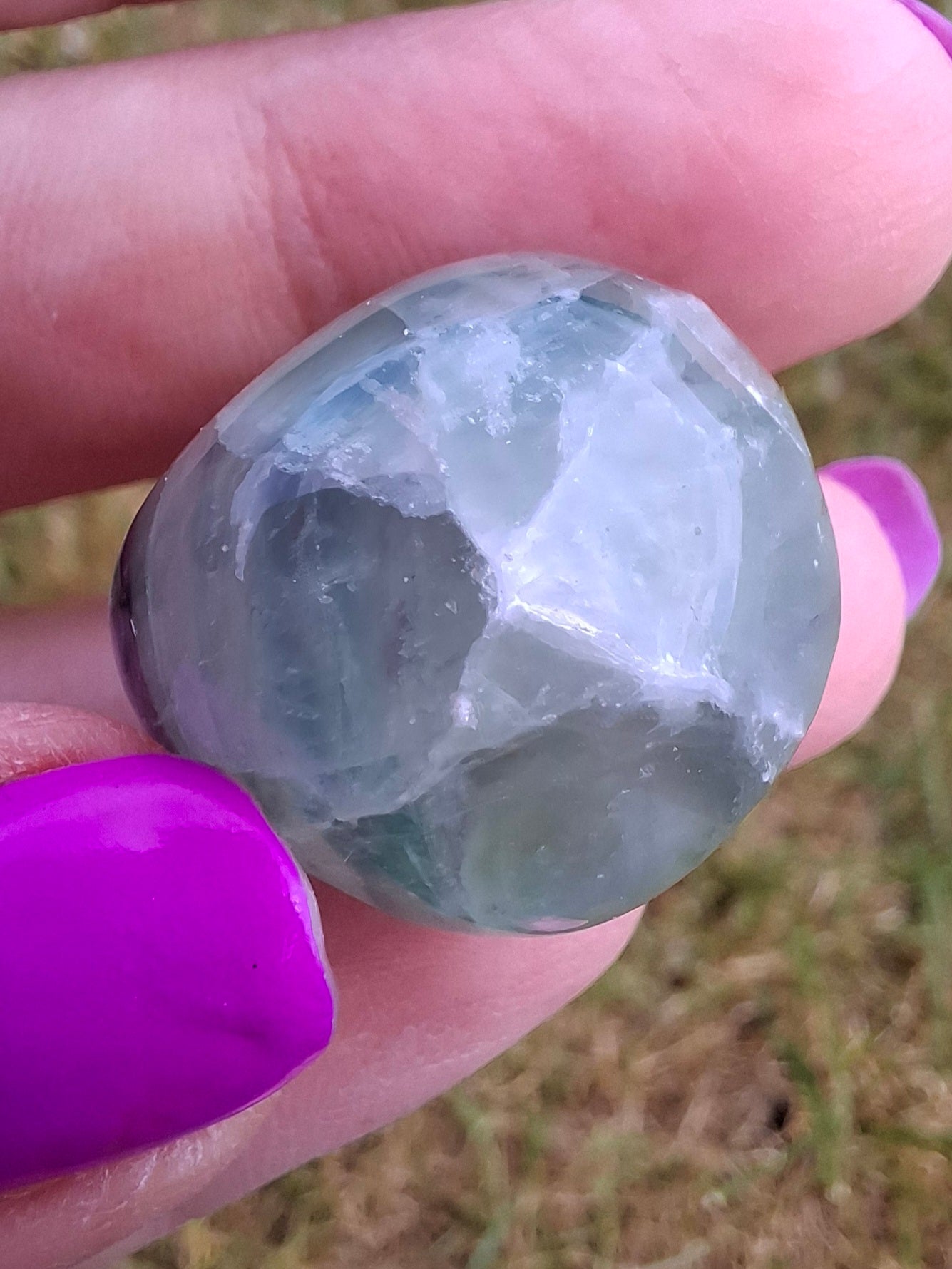 Fluorite, Tumble Stone, Crystal (Ref: T51)