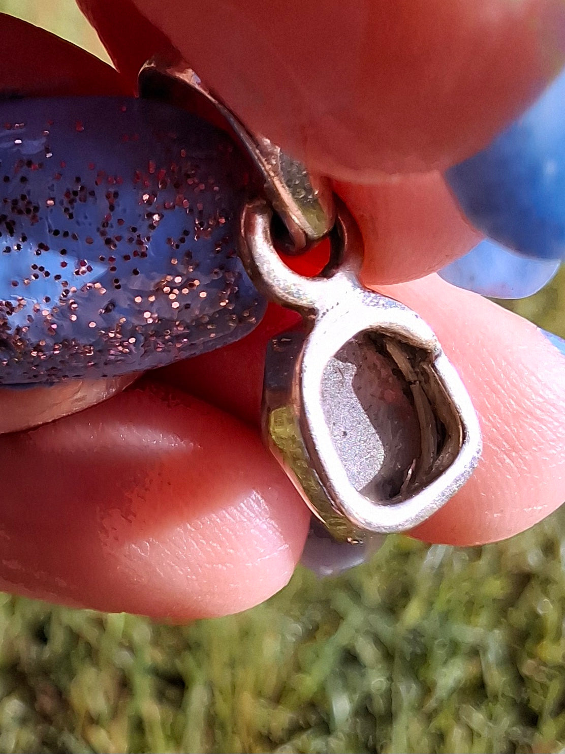 Moldavite Pendant, 925 Silver, Tektite (Ref: P49)