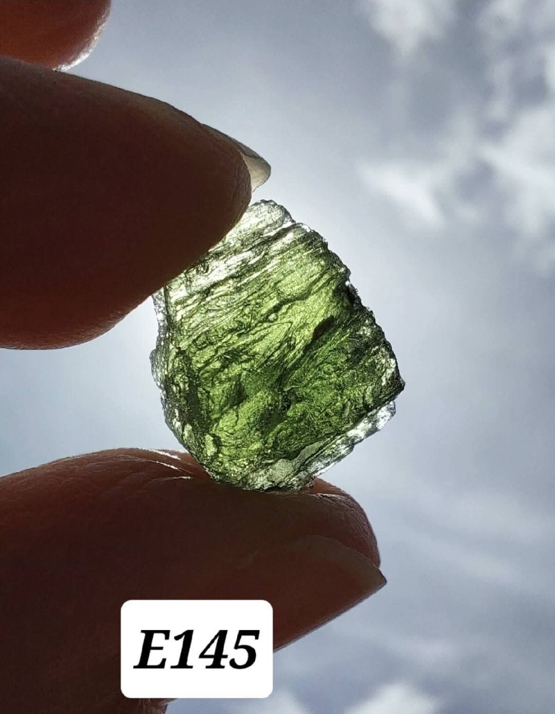 Moldavite Piece, 1.72g, Tektite (Ref: E145)