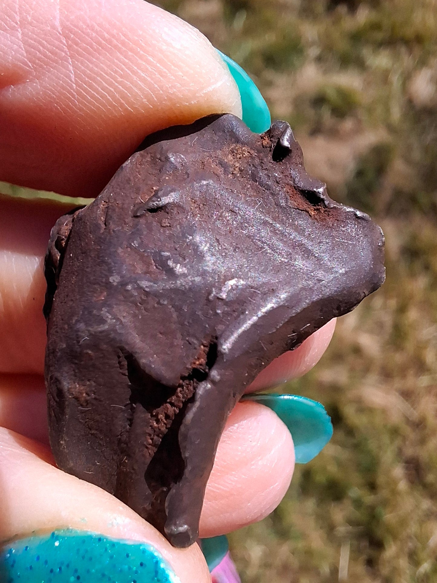Gebel Kamil Iron Meteorite, 19.66g (Ref: K40)