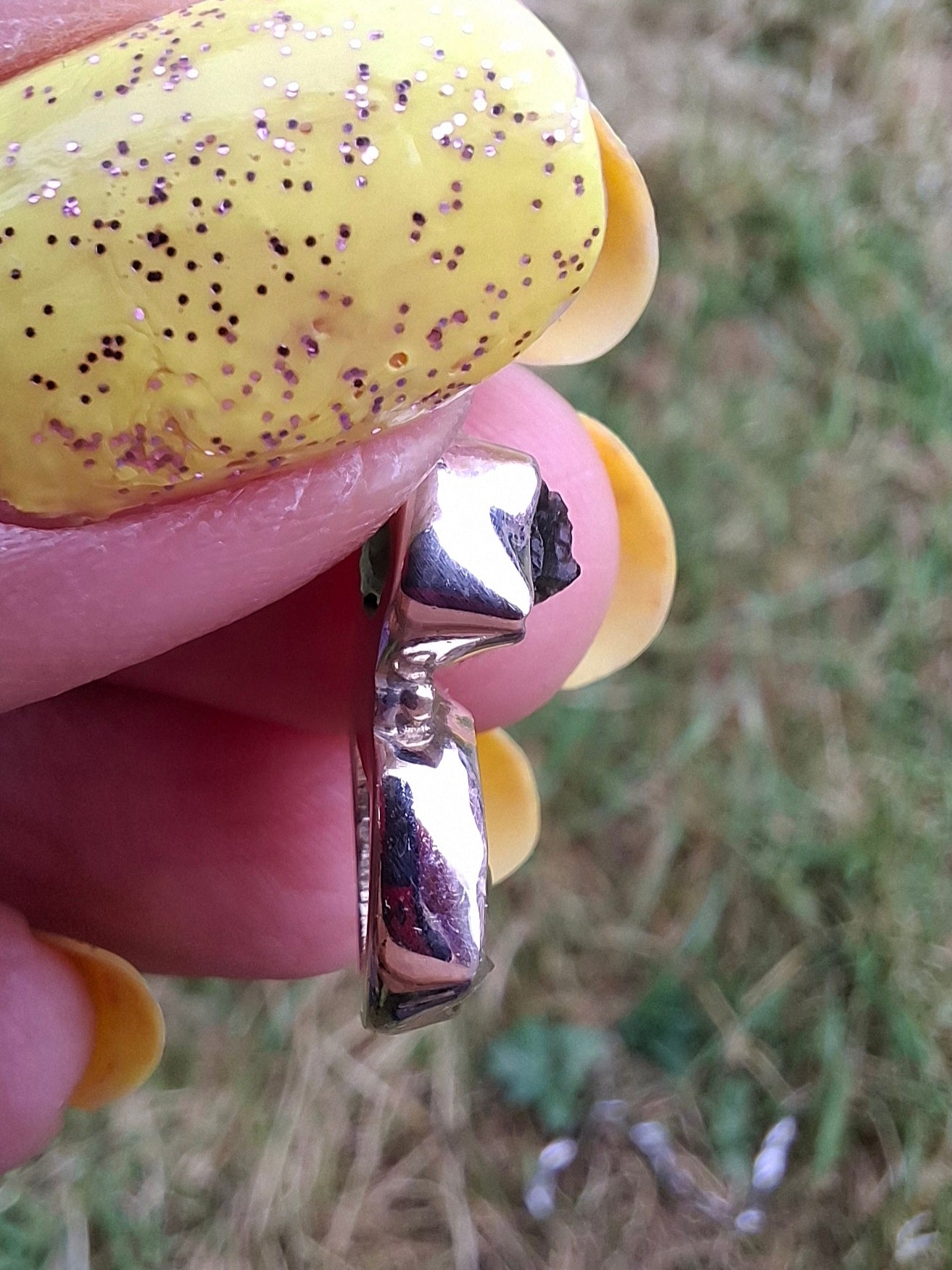 Moldavite & Libyan Desert Glass Pendant, 925 Silver, Tektite (Ref: MLP13)