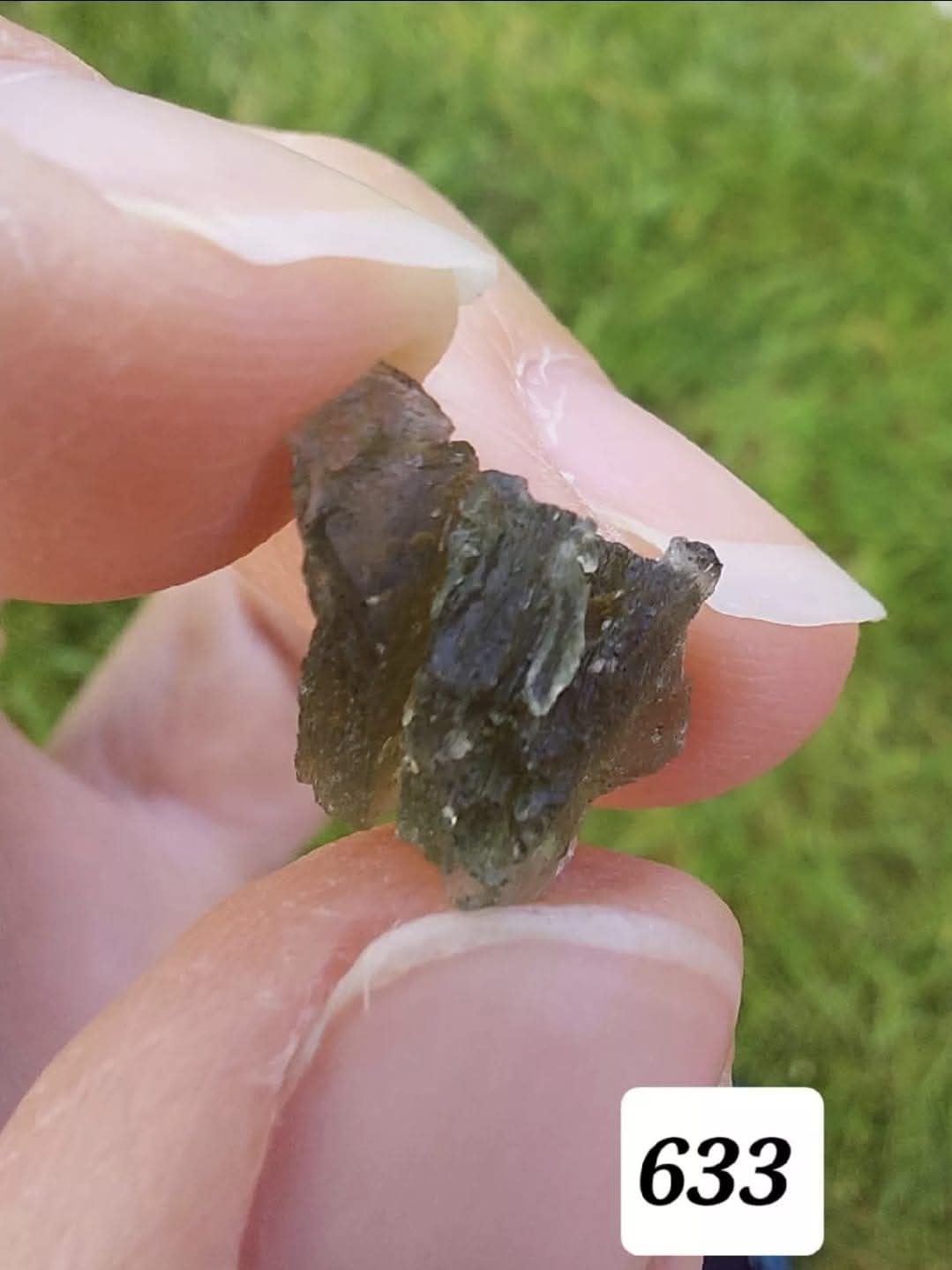 Moldavite Piece, 1.00g, Tektite (Ref: 633)