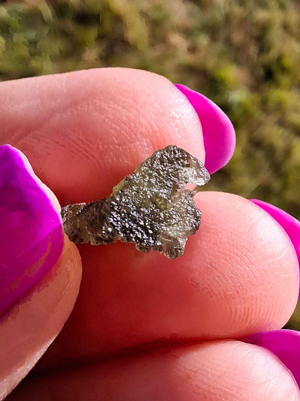 Moldavite Piece, 1.00g, Tektite (Ref: 1442)