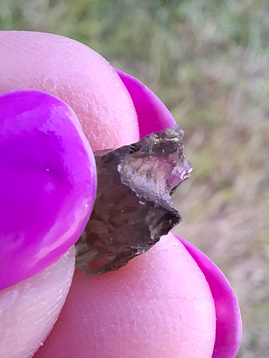 Moldavite small Piece, 0.40g, Tektite (Ref: 1458)