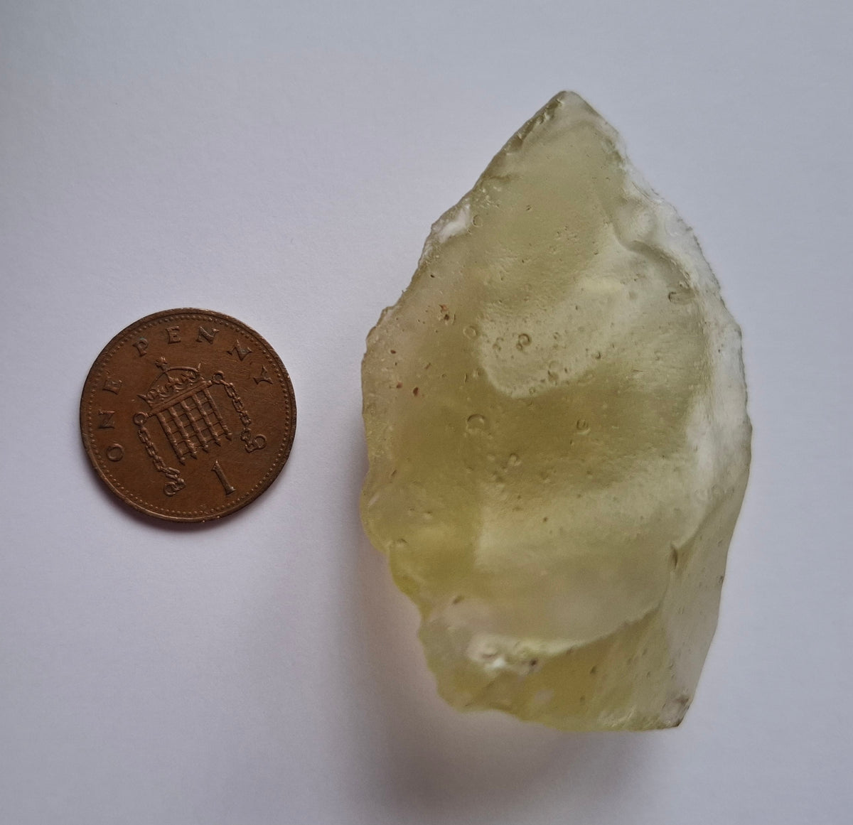 Libyan Desert Glass carving, GANESHA, 26.47g, Tektite (Ref: Ganesha1)