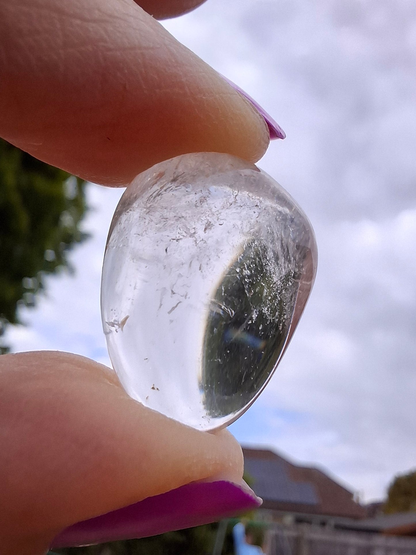 Clear Quartz, Tumble Stone, Crystal (Ref: T30)