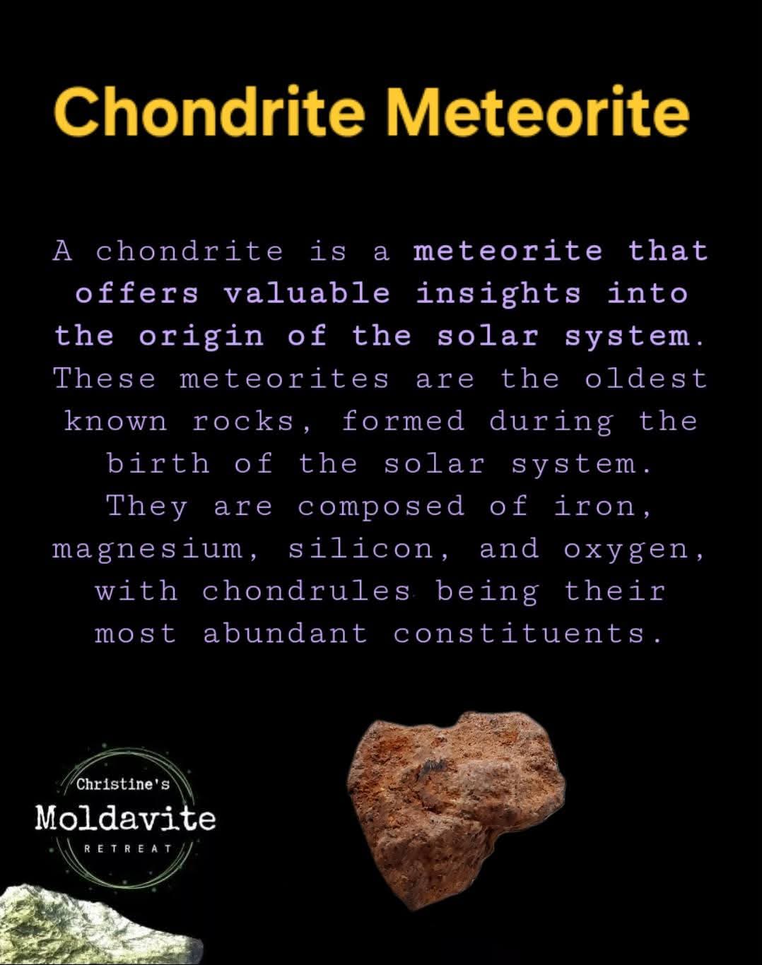 Chondrite, Meteorite (Ref: CM10)