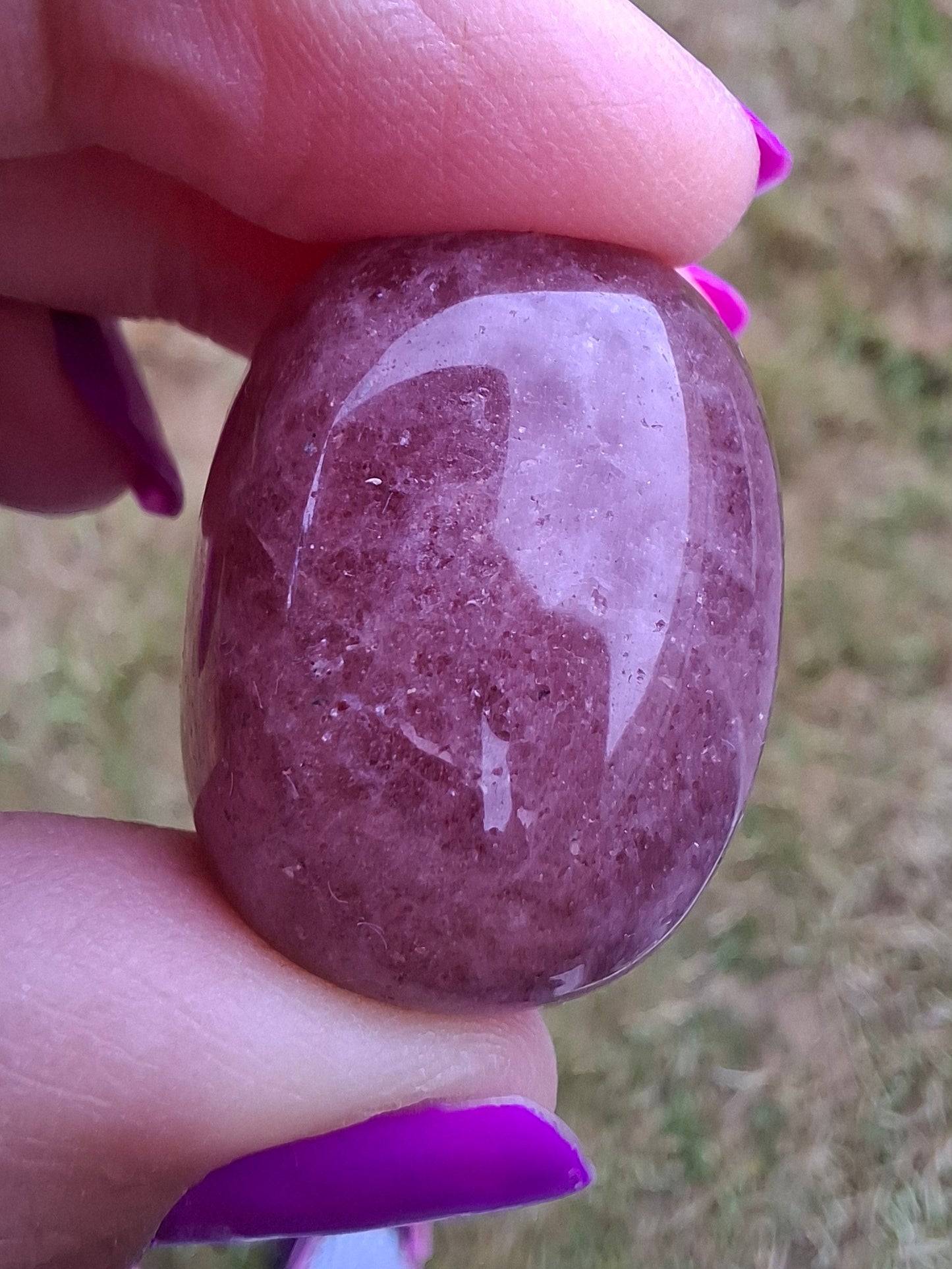 Strawberry Quartz, Tumble Stone, Crystal
