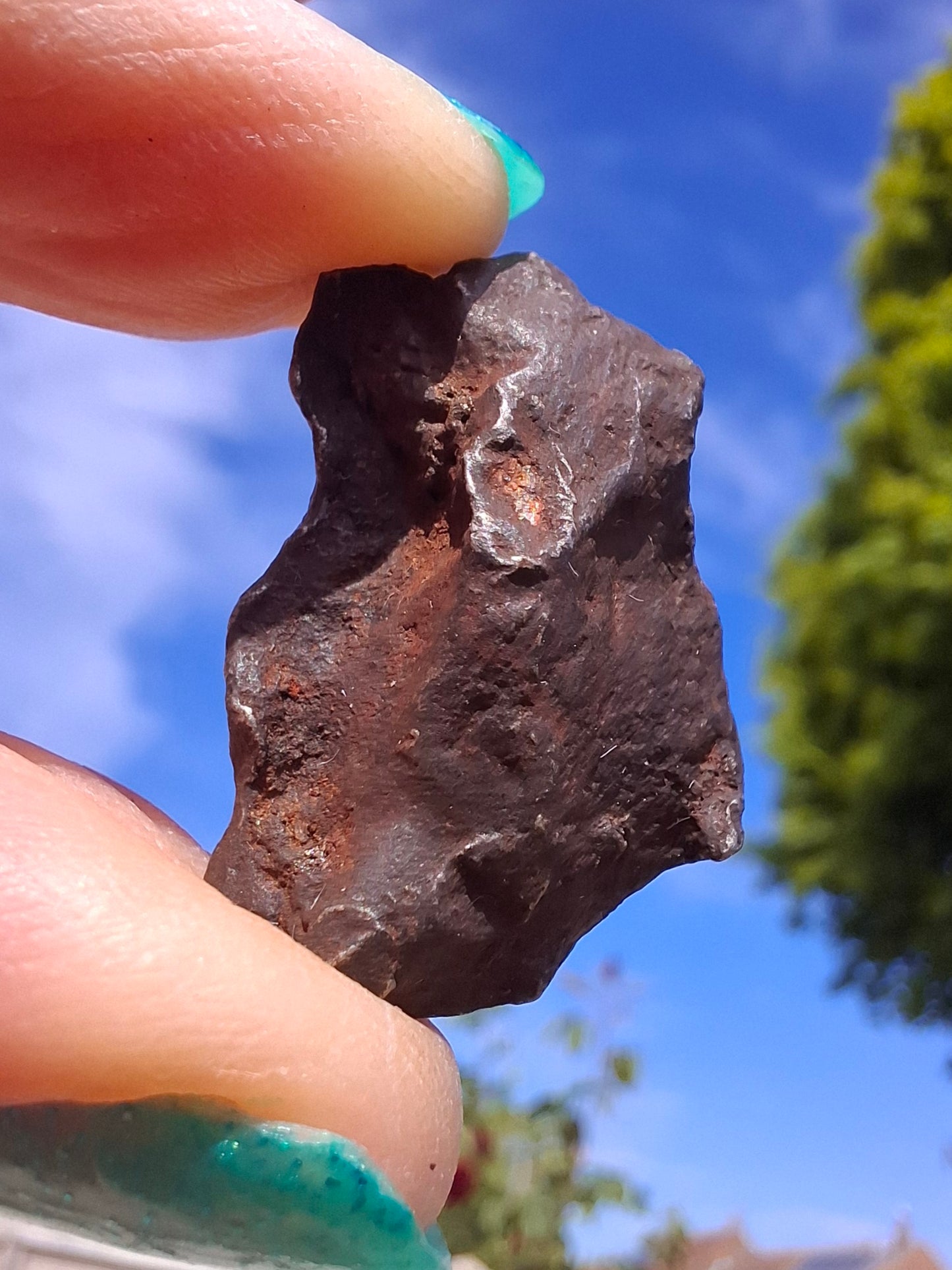 Gebel Kamil Iron Meteorite, 12.64g (Ref: K31)