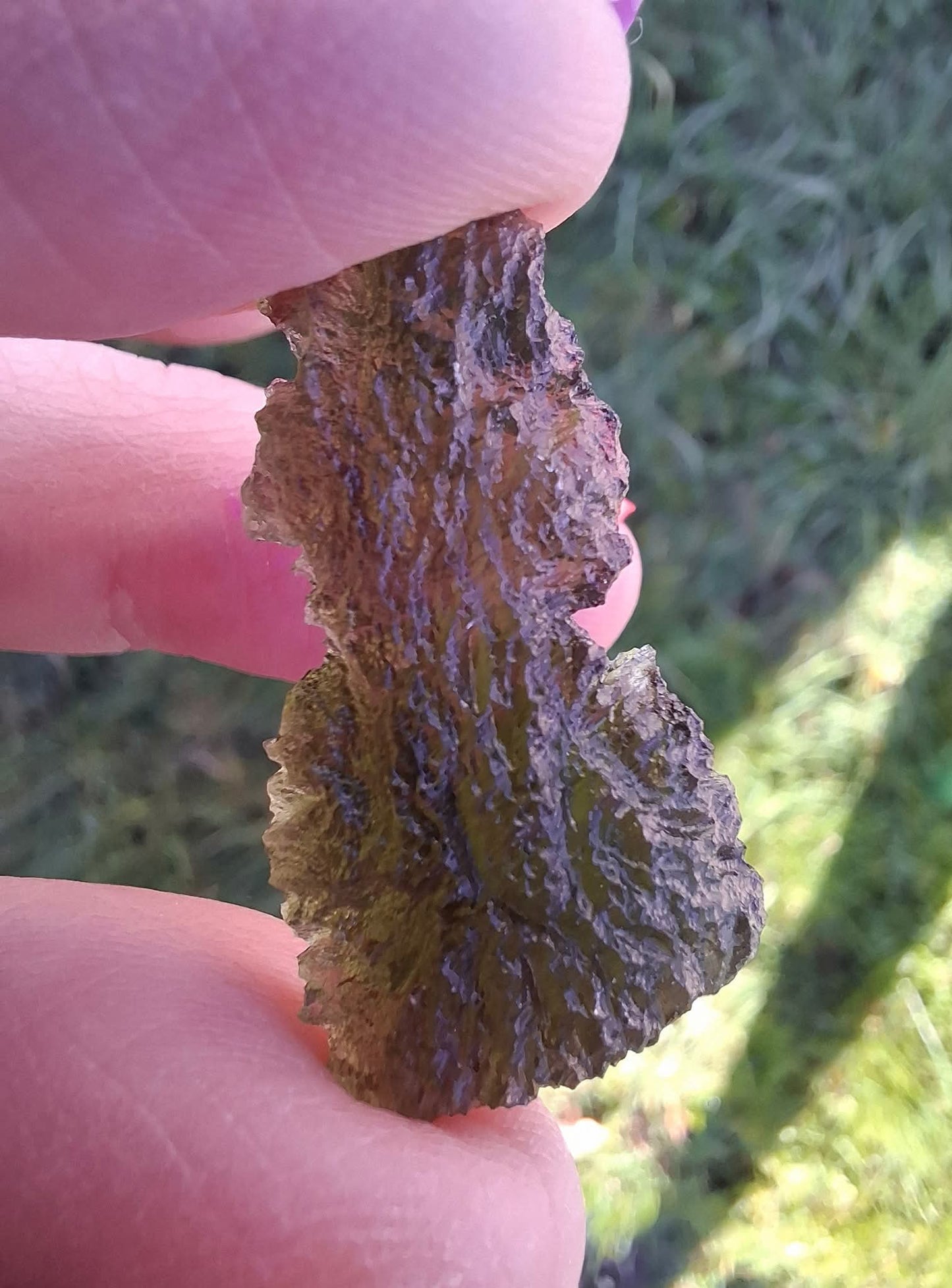 Moldavite Piece, PARYZ, 3.65g, Tektite (Ref: 1299)