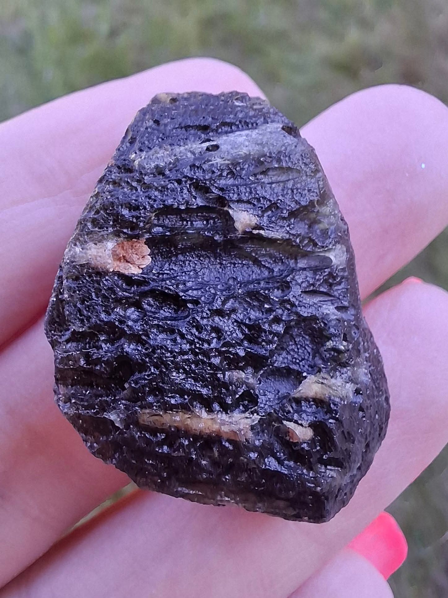 Moldavite Piece, JAKULE, 11.41g, Tektite (Ref: 1176)