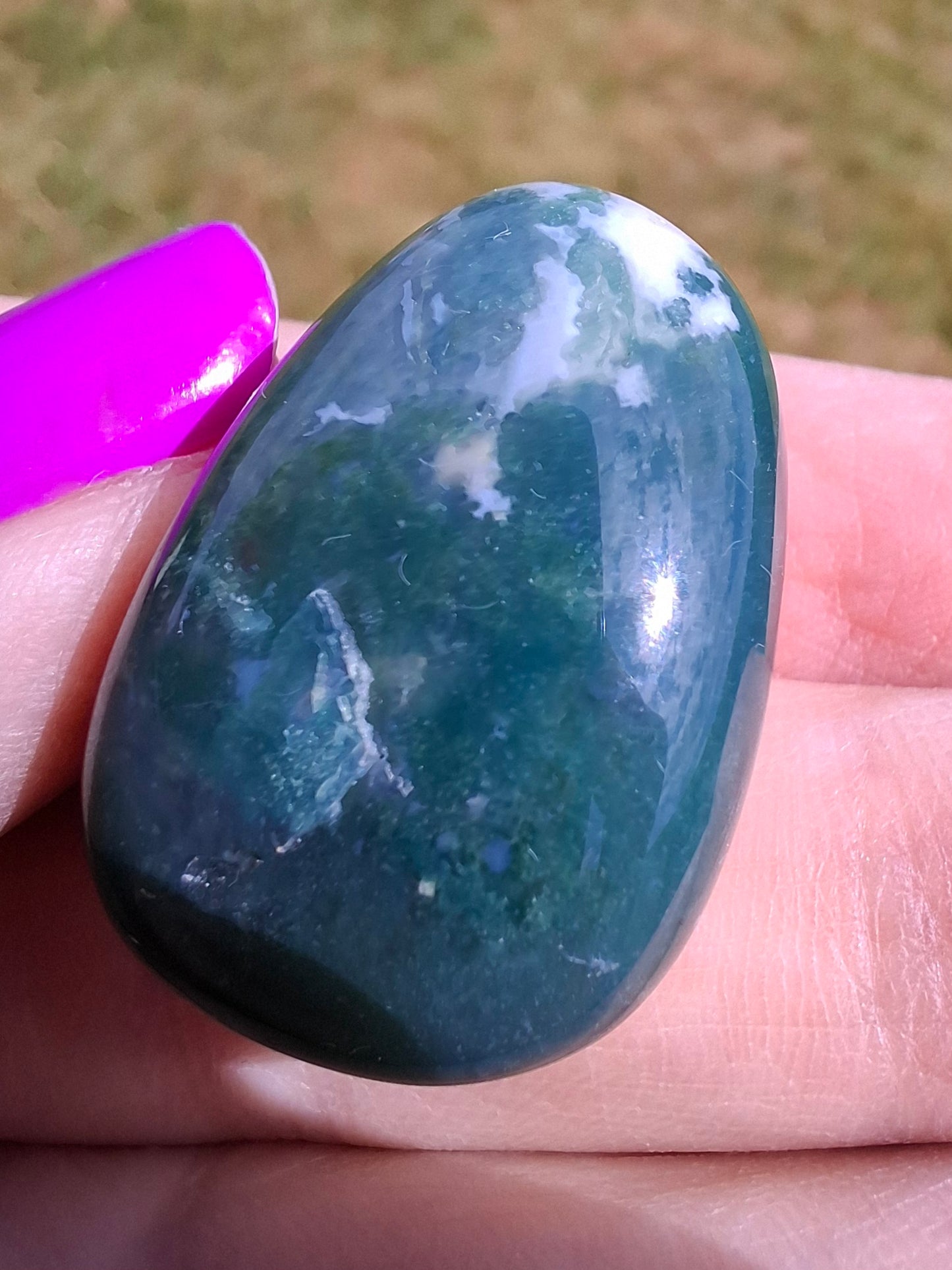 Tree Agate, Tumble Stone, Crystal (Ref: T4)