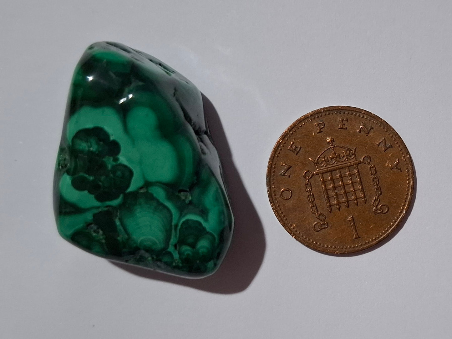Malachite, Tumble Stone, Crystal (Ref: T157)