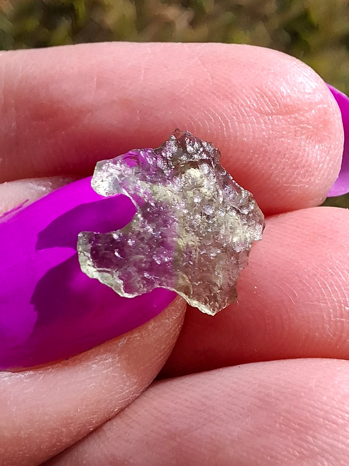 Moldavite small Piece, 0.30g, Tektite (Ref: 1437)