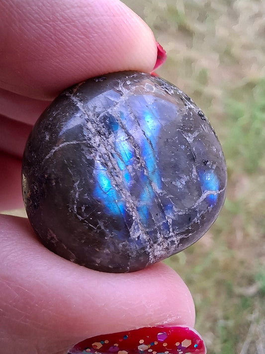 Labradorite, Tumble Stone, Crystal (Ref: T208)