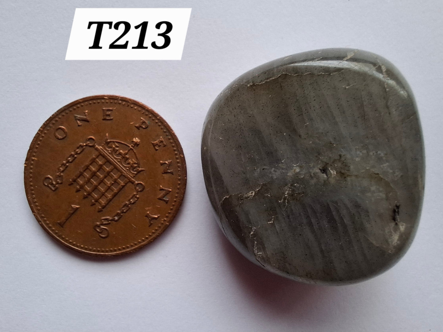 Labradorite, Tumble Stone, Crystal (Ref: T213)