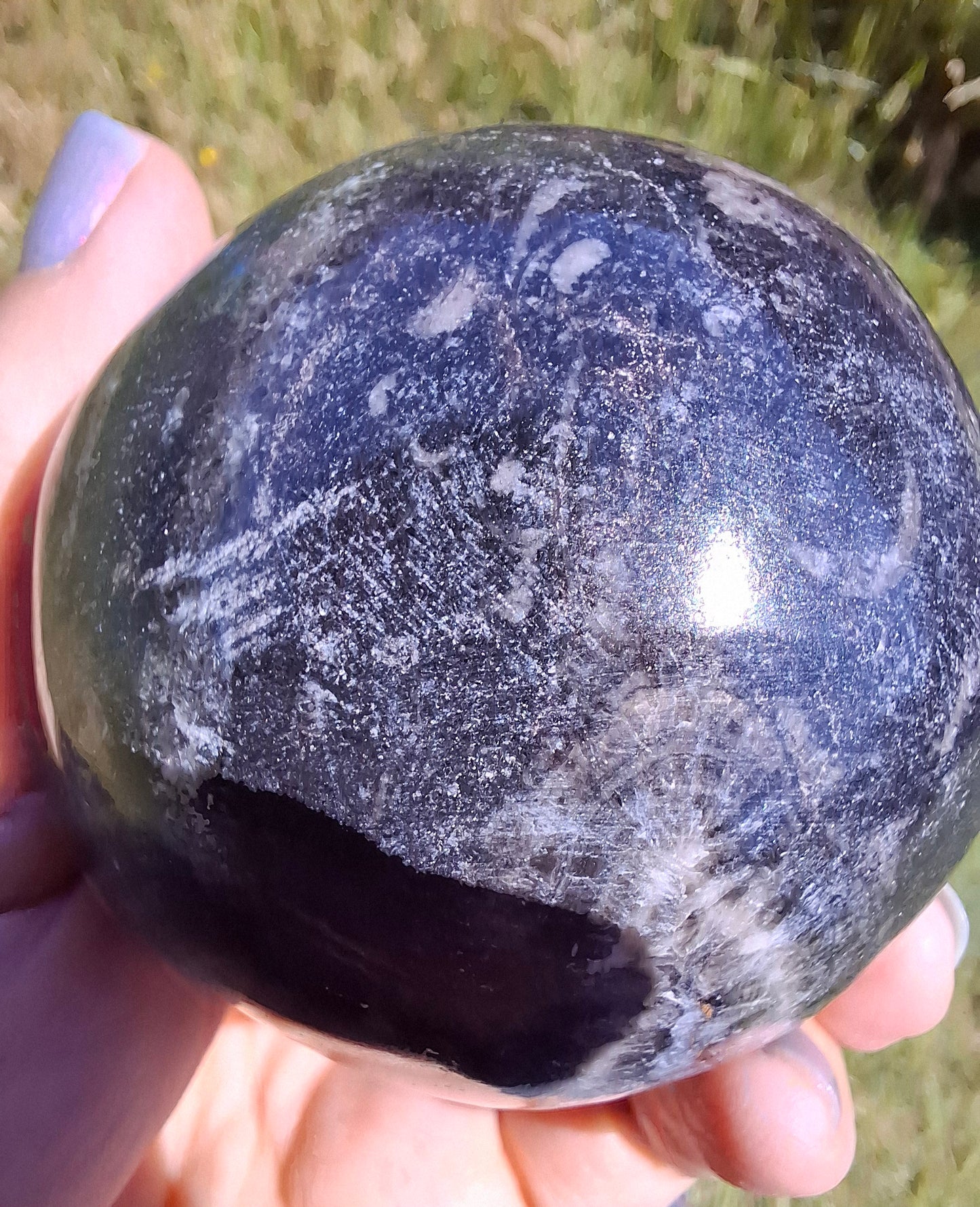Orthoceras Sphere, Fossil (Ref: OS3)