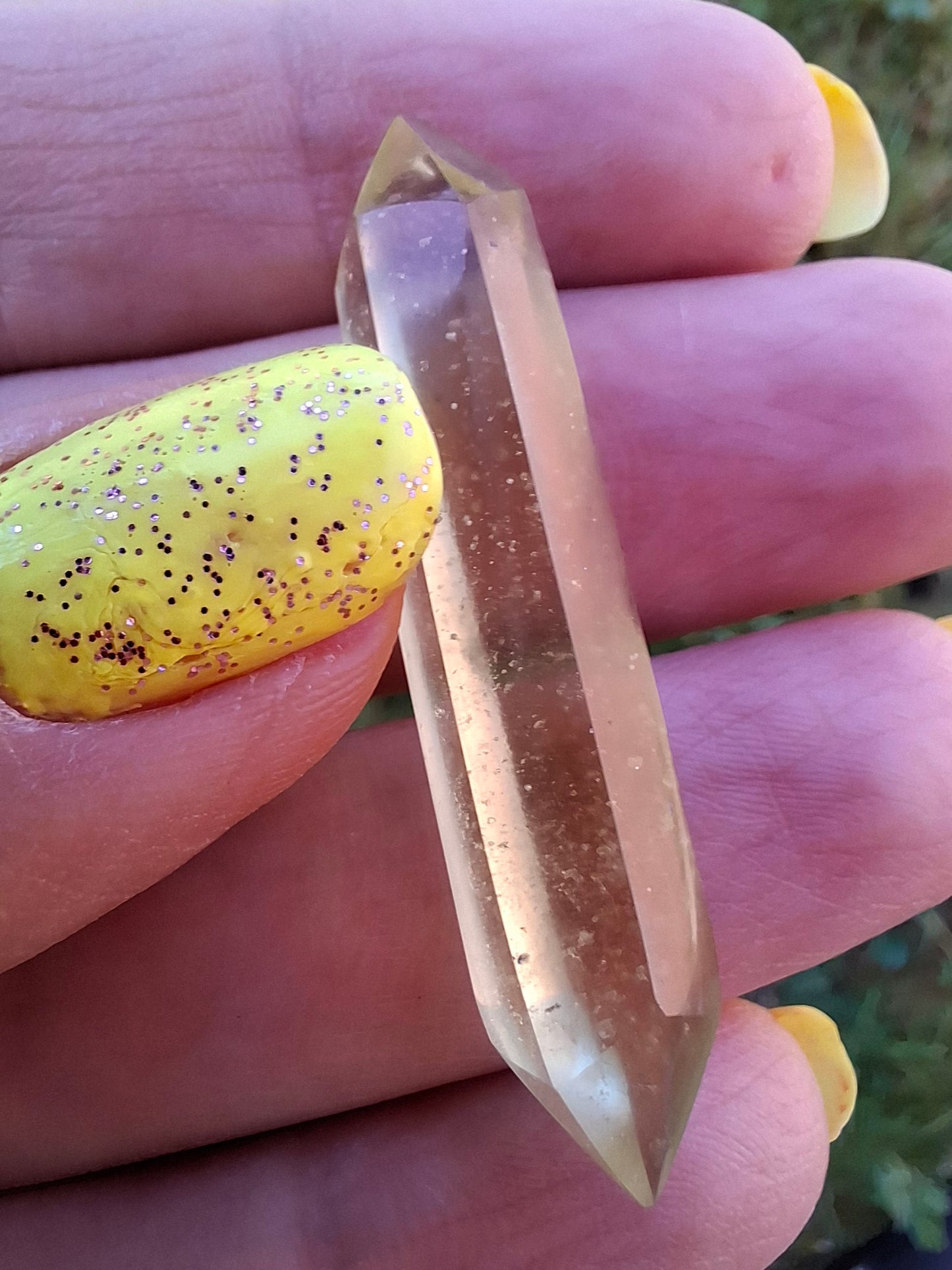 Libyan Desert Glass DT Carving, 4.57g, Tektite (Ref: LDT8)