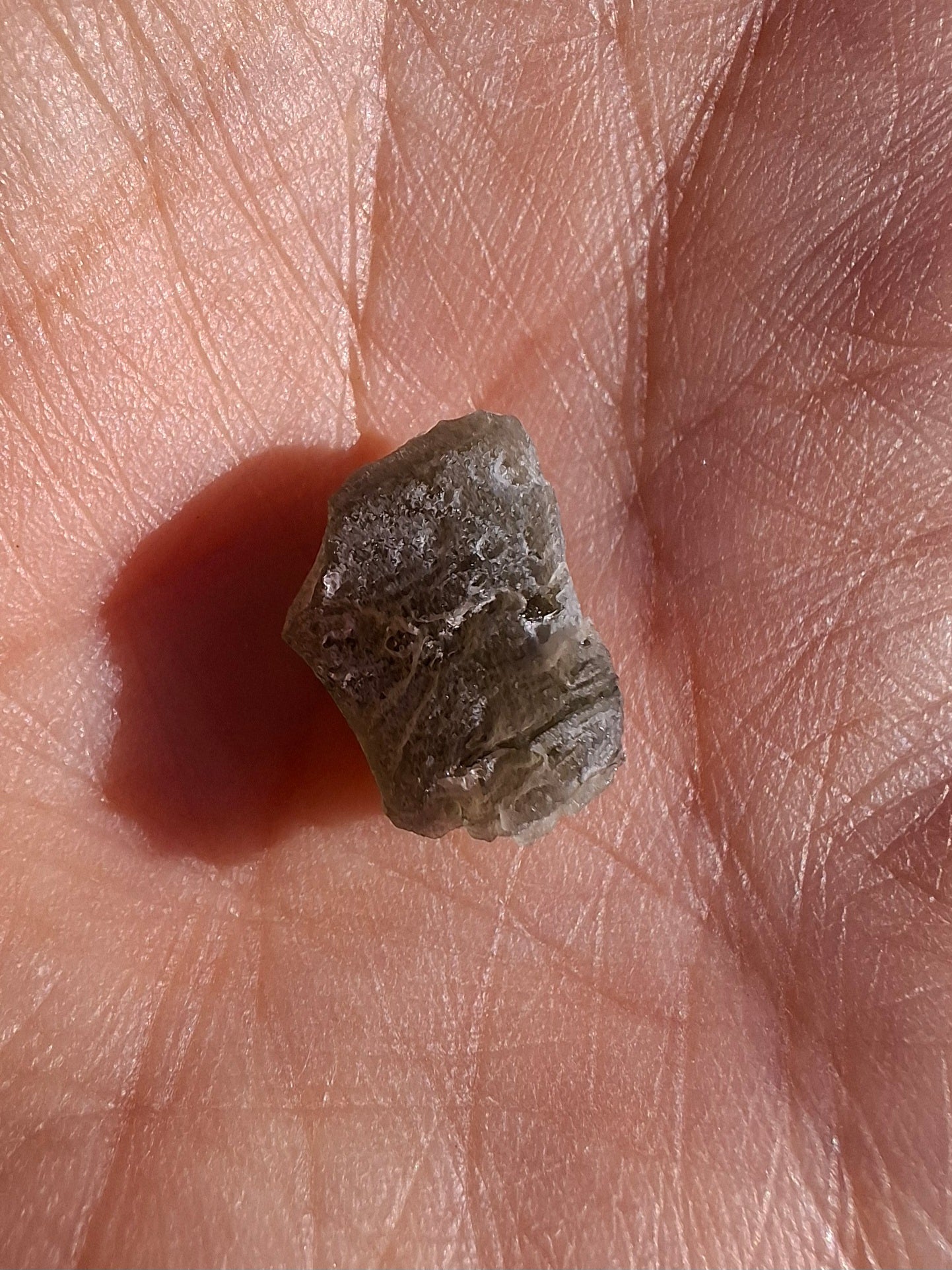 Moldavite Piece, SNOWFLAKE, FROSTED, BRUSNA, Tektite (Ref: 1493)