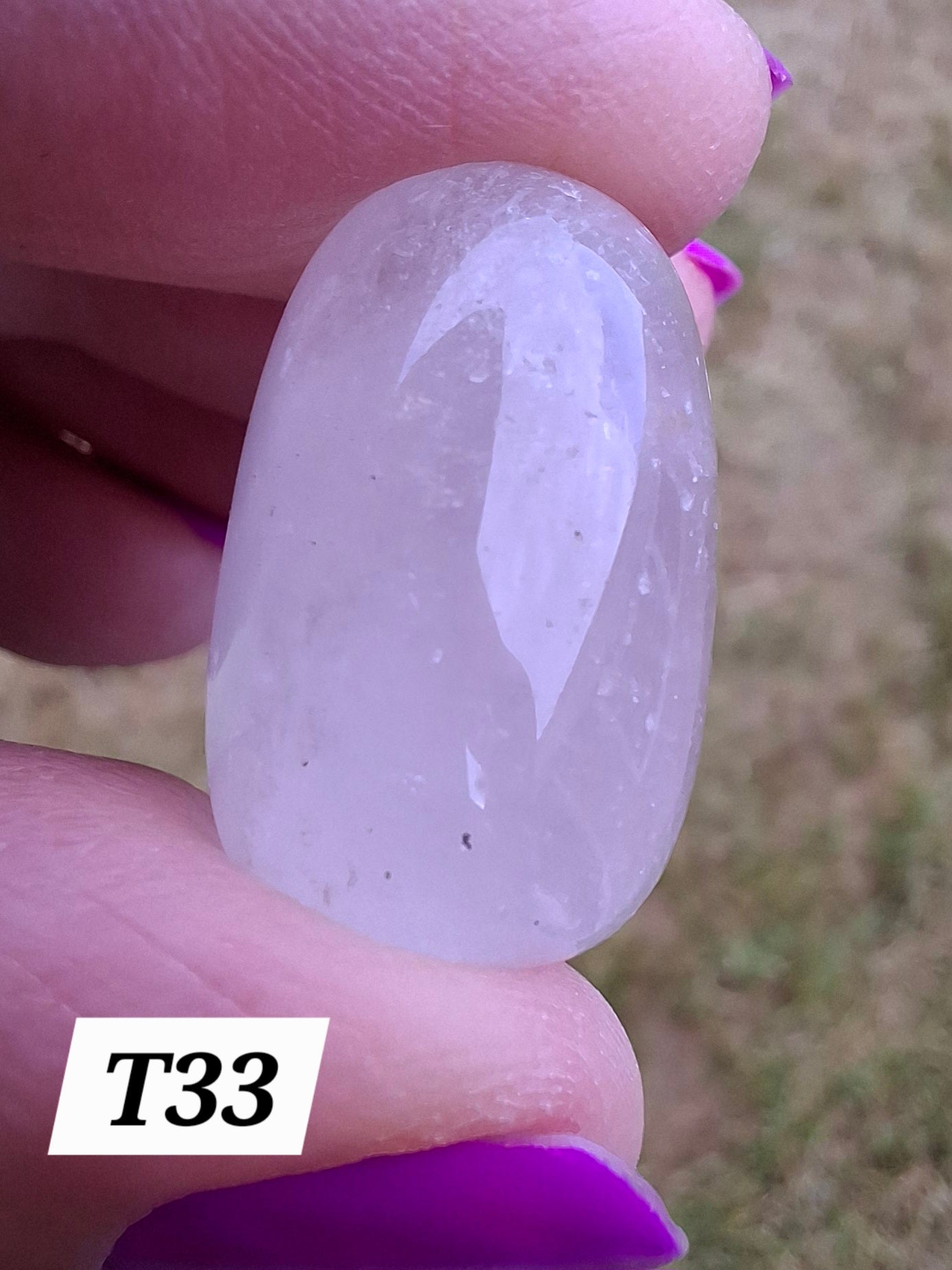 Clear Quartz, Tumble Stone, Crystal (Ref: T33)