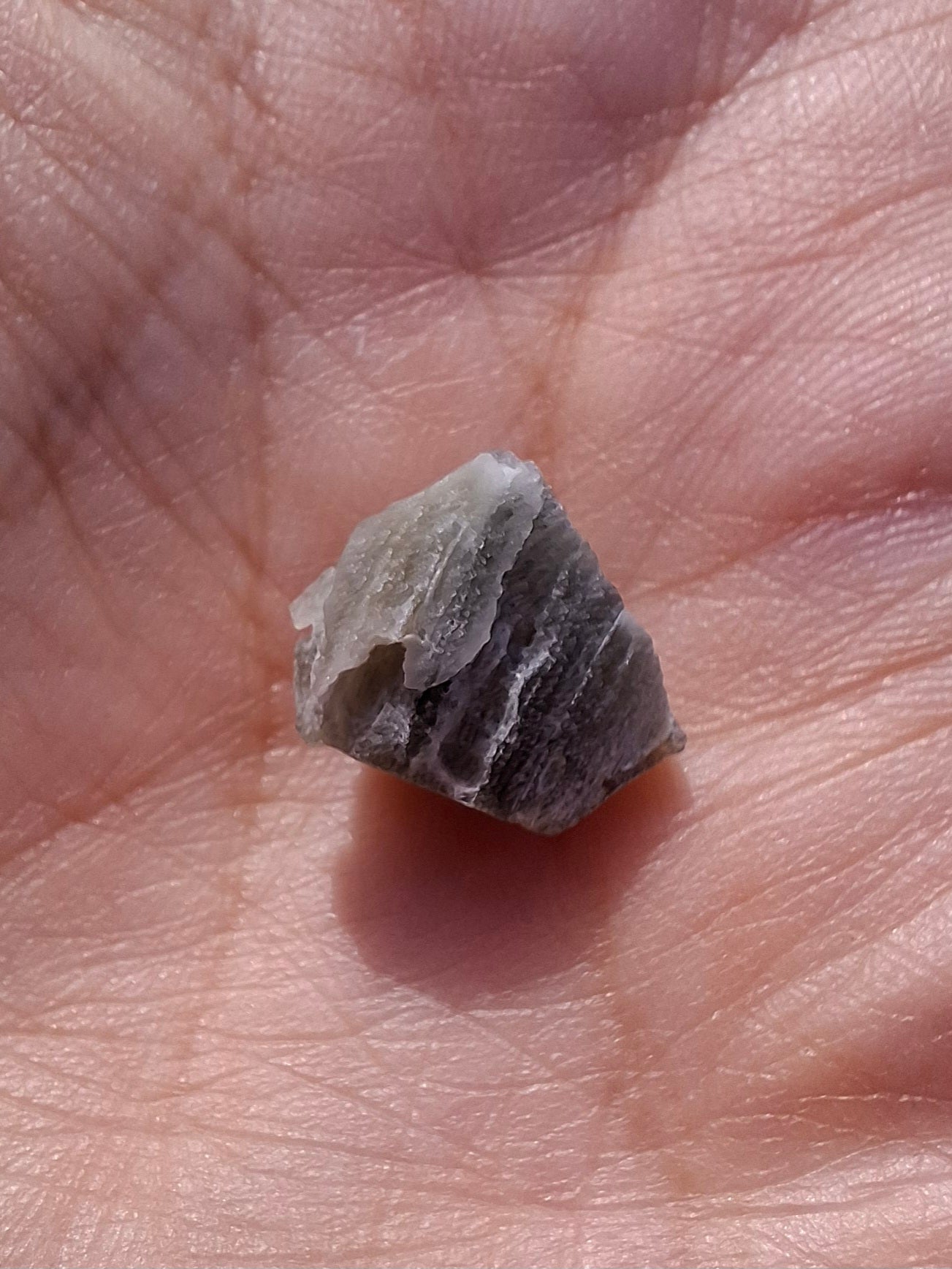 Moldavite Piece, SNOWFLAKE, FROSTED, BRUSNA, 1.05g, Tektite (Ref: 1490)