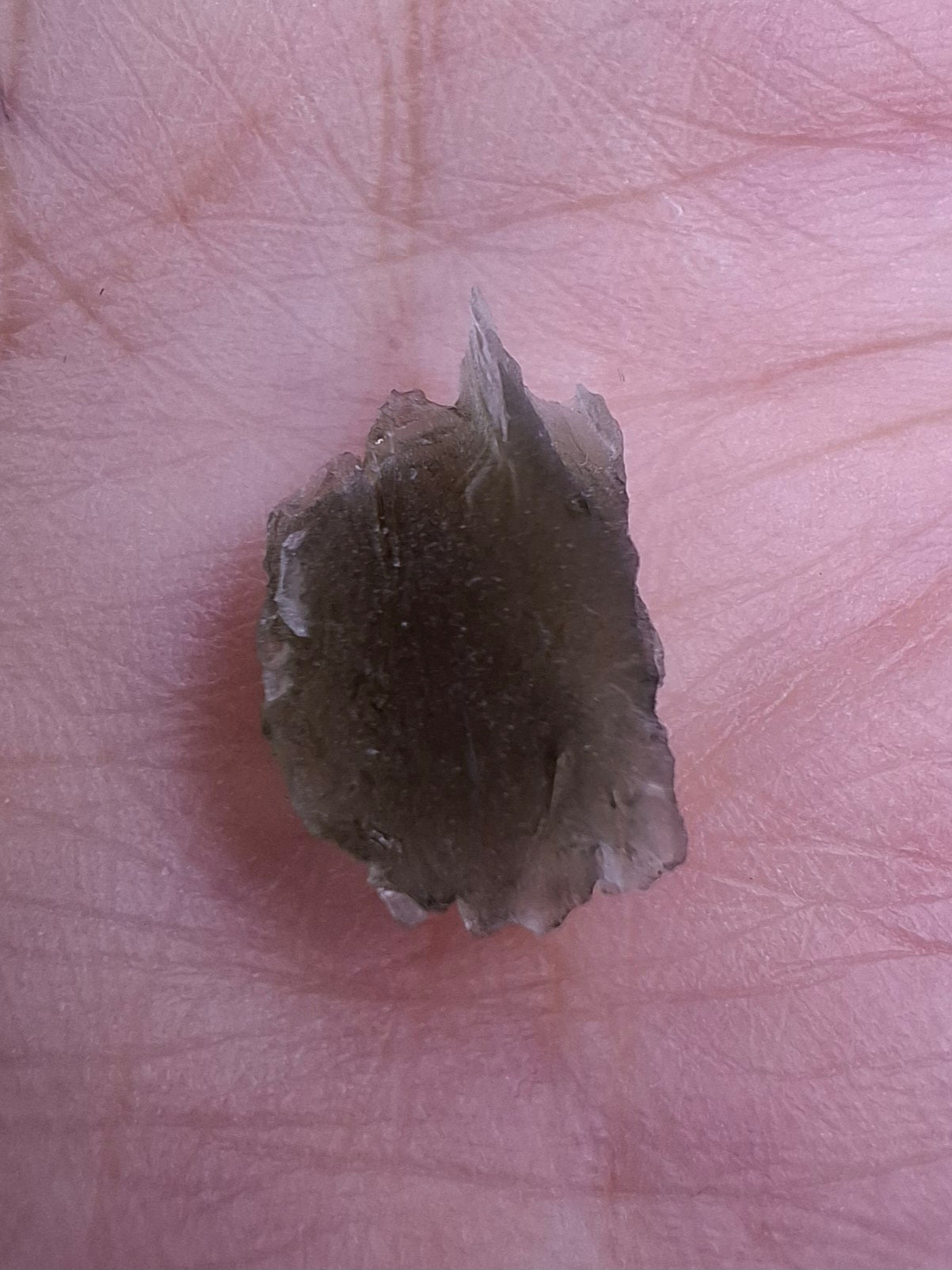 Moldavite Piece, 0.74g, Tektite (Ref: 1417)