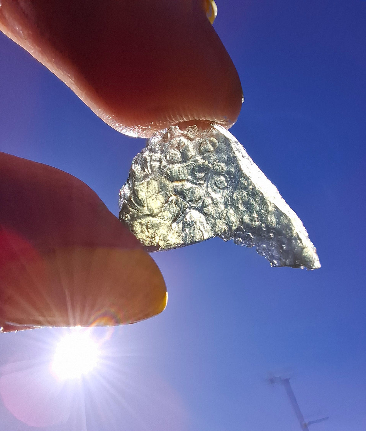 Moldavite Piece, 1.03g, Tektite (Ref: 1516)