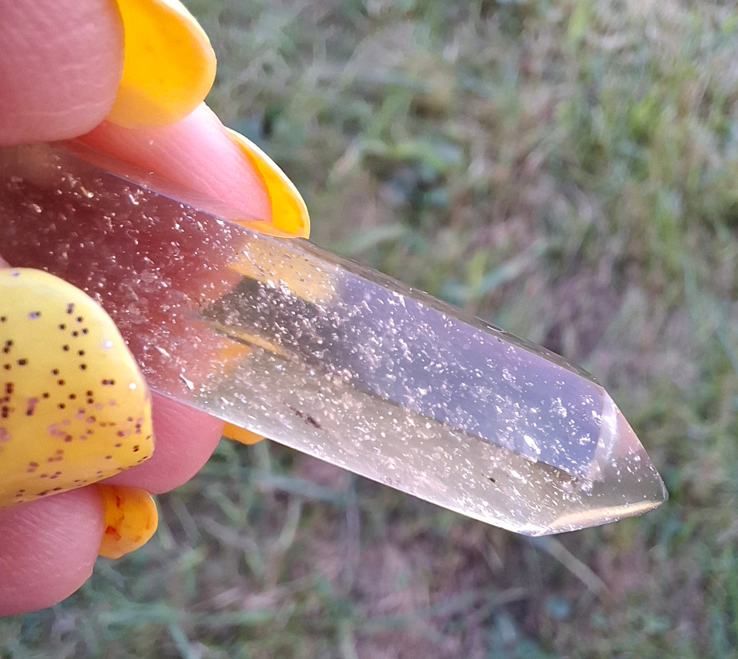 Libyan Desert Glass DT Carving, 4.51g, Tektite (Ref: LDT4)